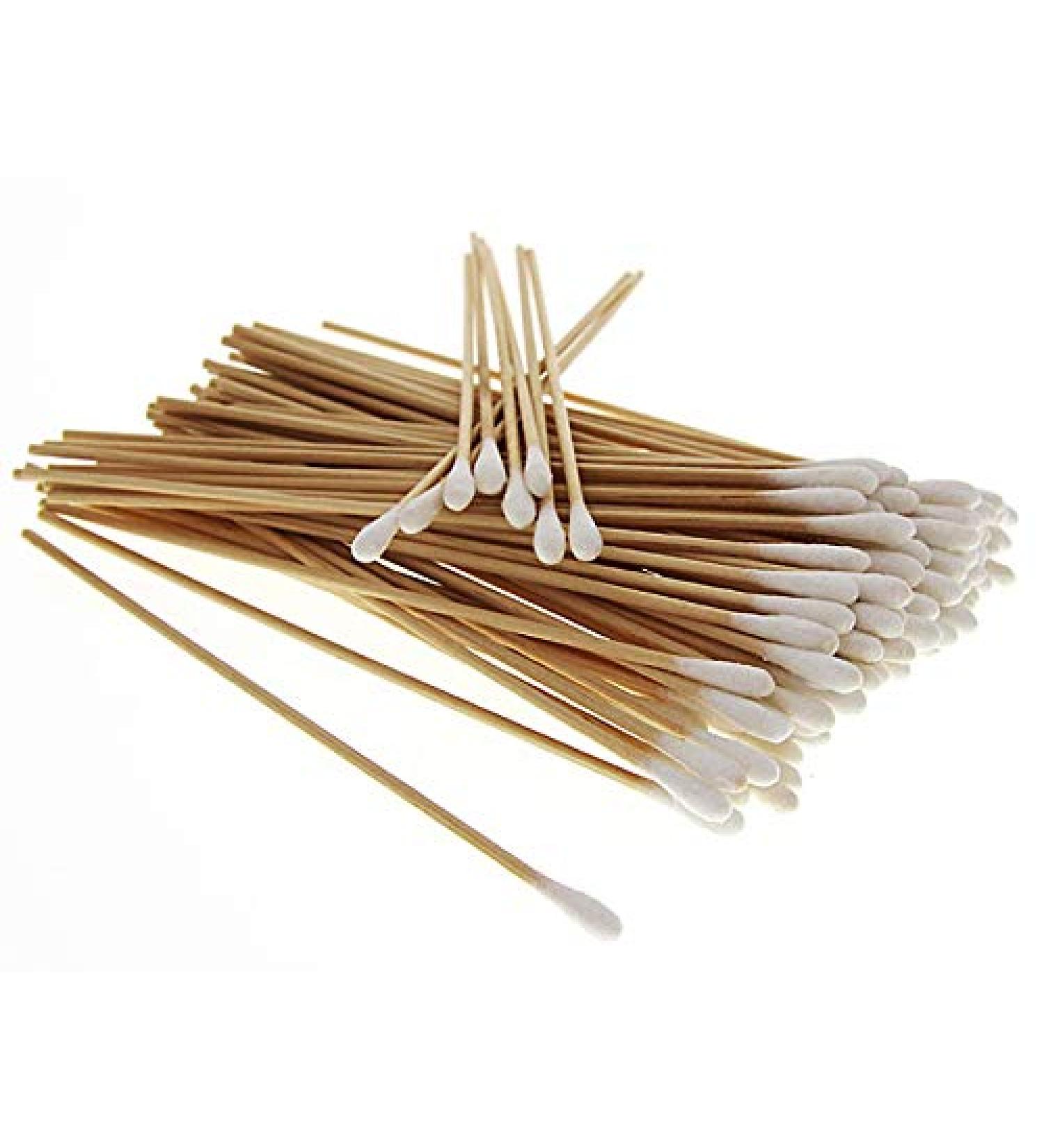 1000x 15cm Cotton Swabs | Kosmetex Cotton Buds with Wooden Sticks | Premium Quality for Personal Care - Buy Online on SooperMarket.com