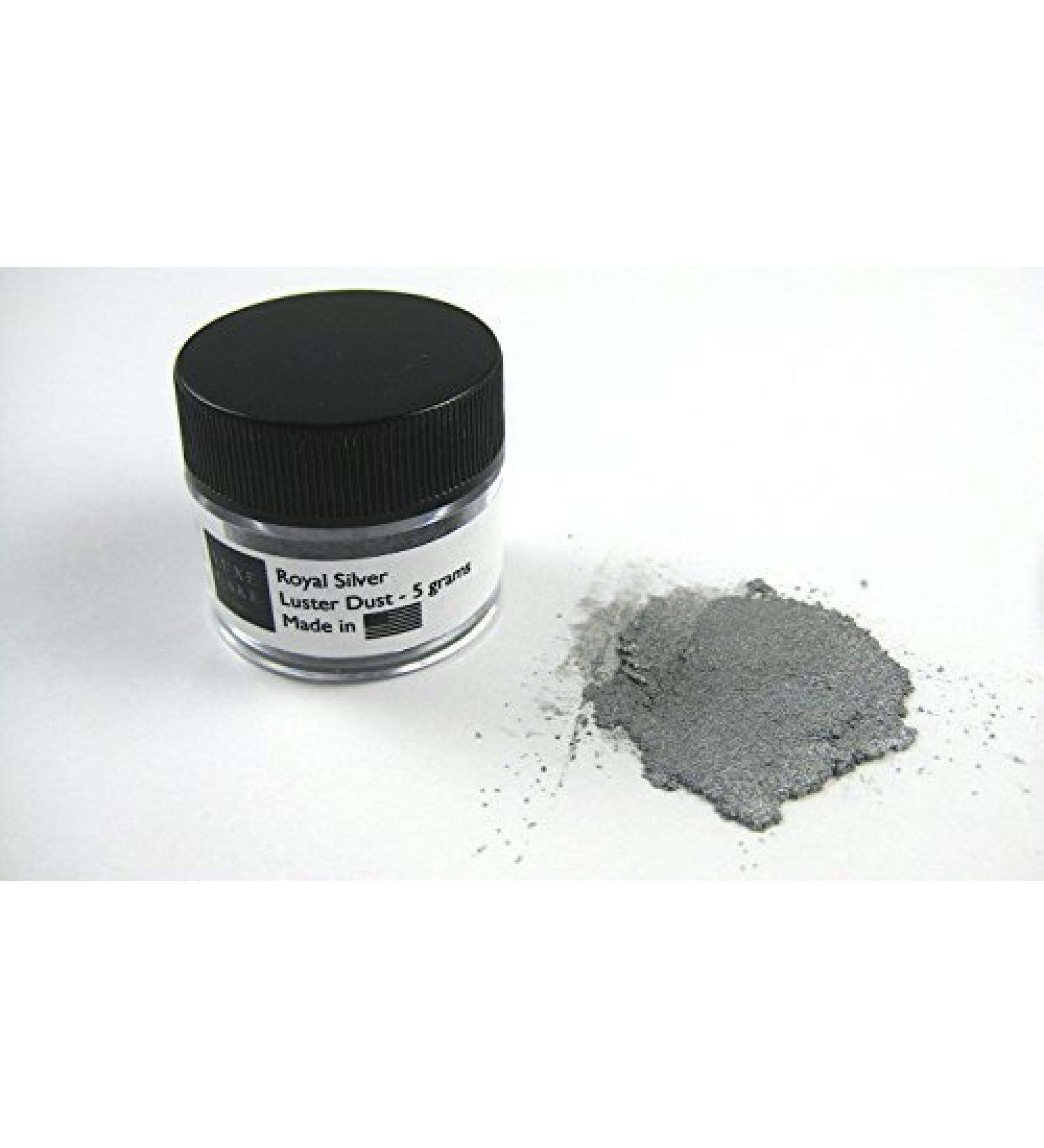 Royal SILVER - 5 gram - Edible Luxury Cake Dust For Decorating Cakes, USA Made