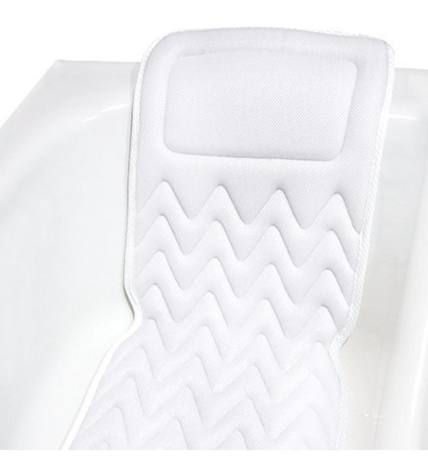Bath Haven Bath Pillow for Bathtub - Full Body Mat & Cushion Headrest for Women and Men, Luxury Pillows for Neck and Back in Shower Tub Jacuzzi - Powerful Suction Cups - Spa Accessories Original