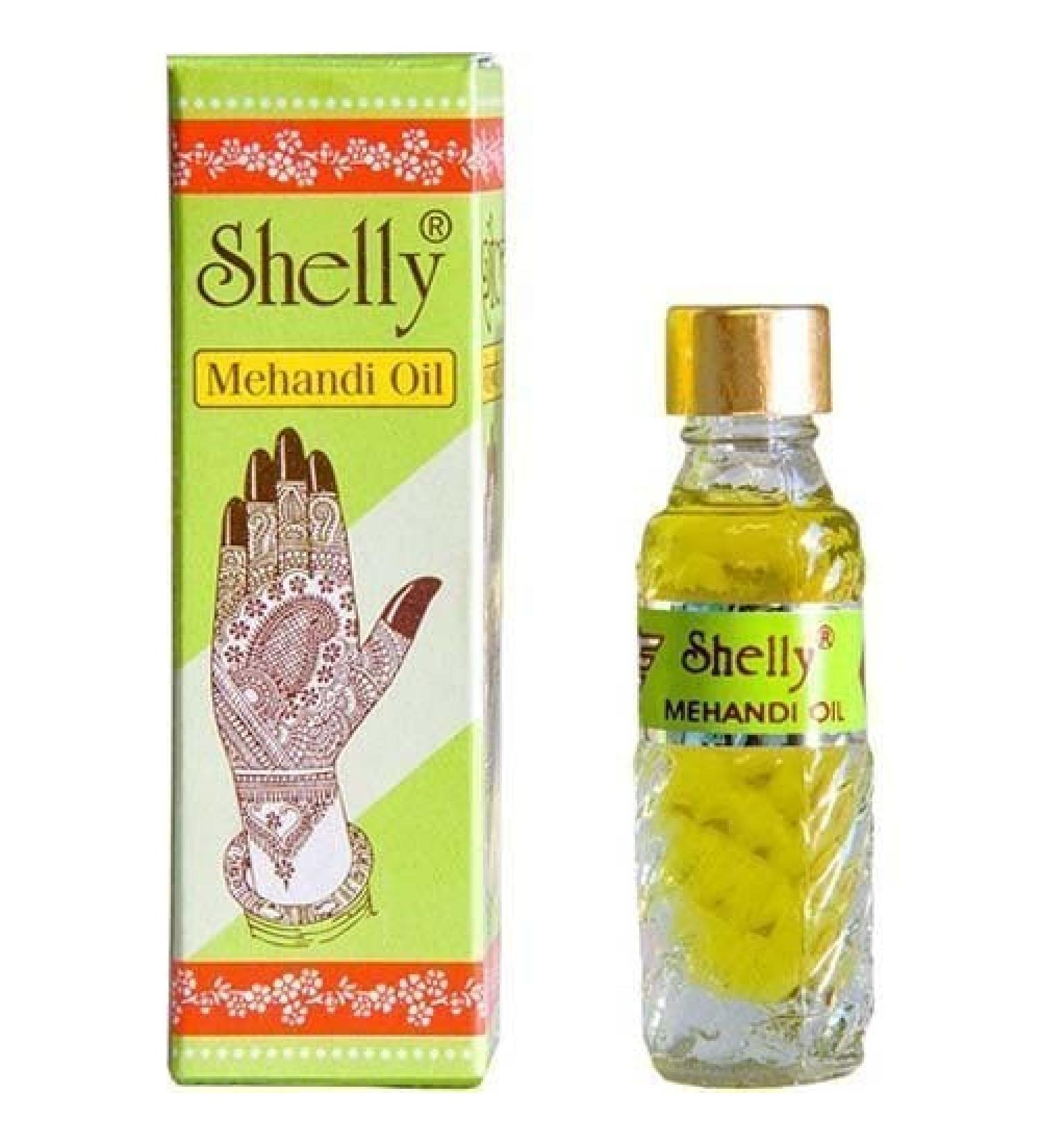Shelly Henna/Mehandi Oil for Dark Henna on Hands - Pack of 12