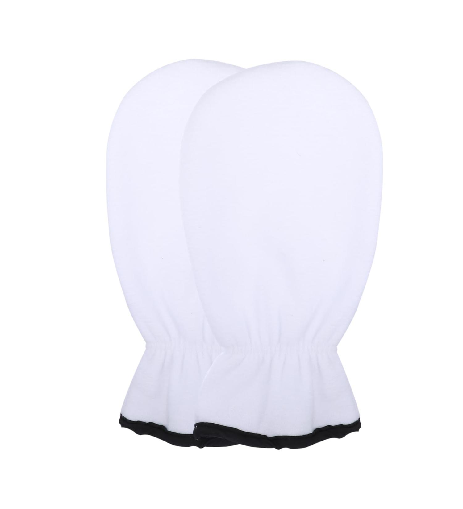 Gogogmee 1 Pair Exfoliating Hand Gloves Lotion Gloves Overnight for Women Hand Care Gloves Hands Hand Calluses Remover Gloves Hydrating Gloves Exfoliating Mitts White Flannel 29x16cm - Buy Online on SooperMarket.com