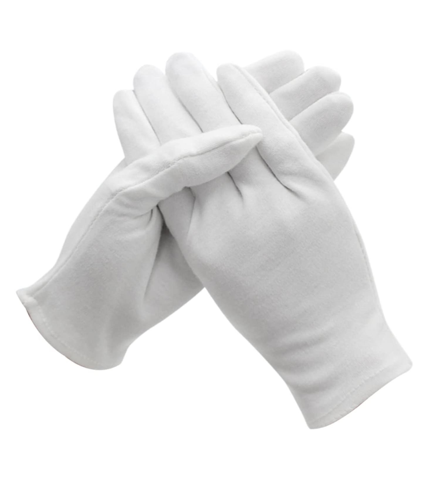 minkissy 24 Pairs Hand Care Laboratory Coin Cotton Industrial Hand Work Moisturizing White Plate - Buy Online on SooperMarket.com