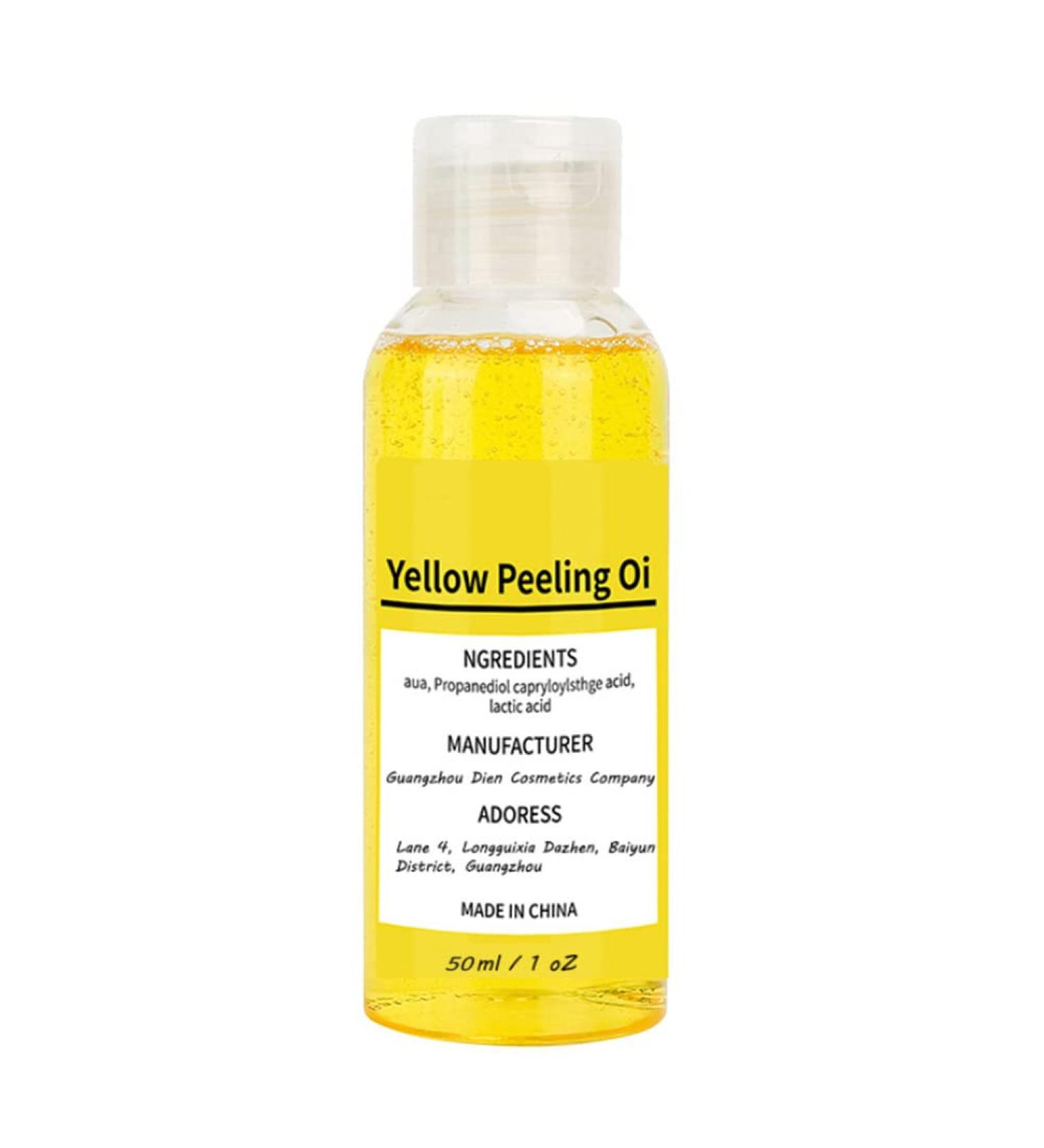 Natural Body Peeling Oil for Women - Moisturizing Yellow Peeling Butter & Scrub 50ml - Nourishing Skin Care for All Skin Types - Buy Online on SooperMarket.com