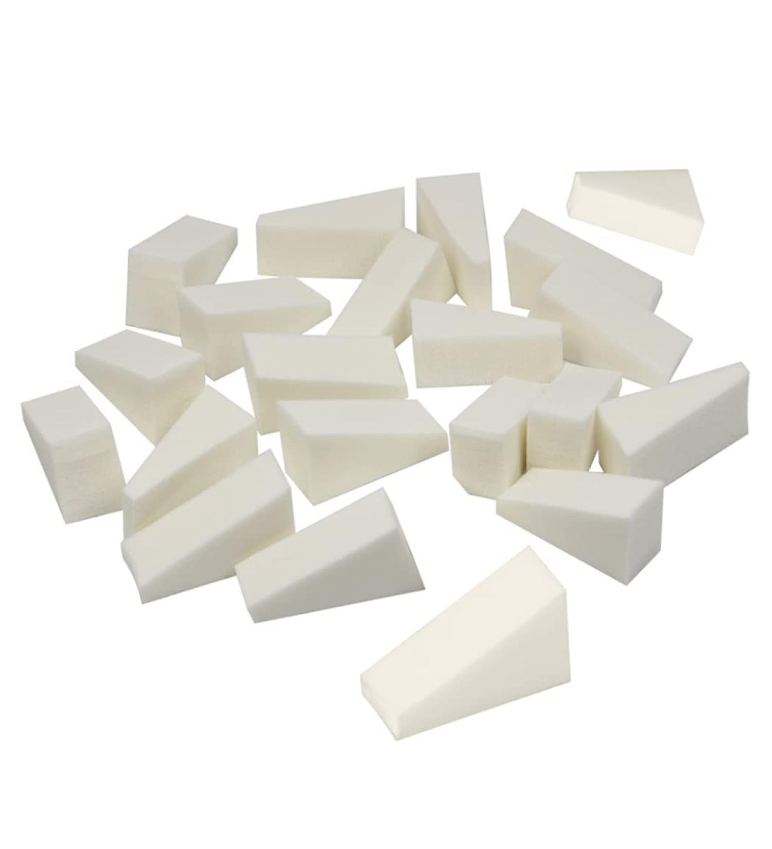 Cosmetics Sponge for Powder Makeup Sponge for Powder Makeup Sponge Set Triangle Shape Disposable Sponge Manicure Seal 50PCS - Buy Online on SooperMarket.com