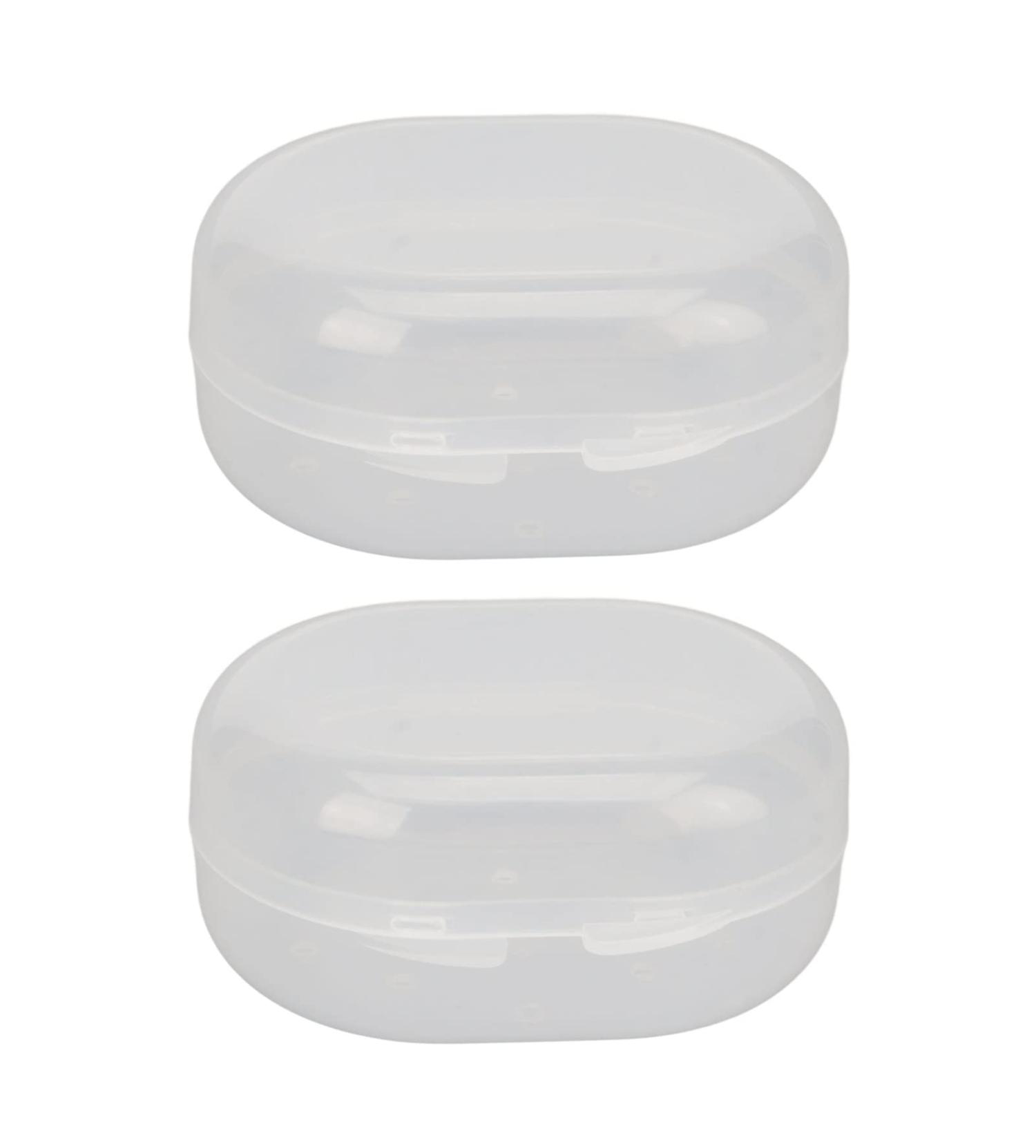 Swimming Earplug Storage Box - Set of 2 | Buckle Closure | Breathable Holes | Travel Case for Earplugs - Buy Online on SooperMarket.com