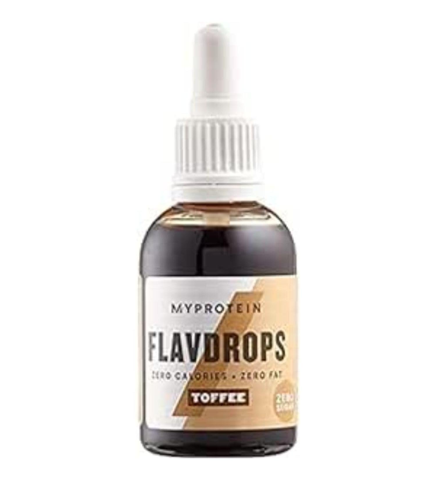 Myprotein Toffee FlavDrops 50ml - Natural Flavouring for Drinks and Baking - Buy Online on SooperMarket.com