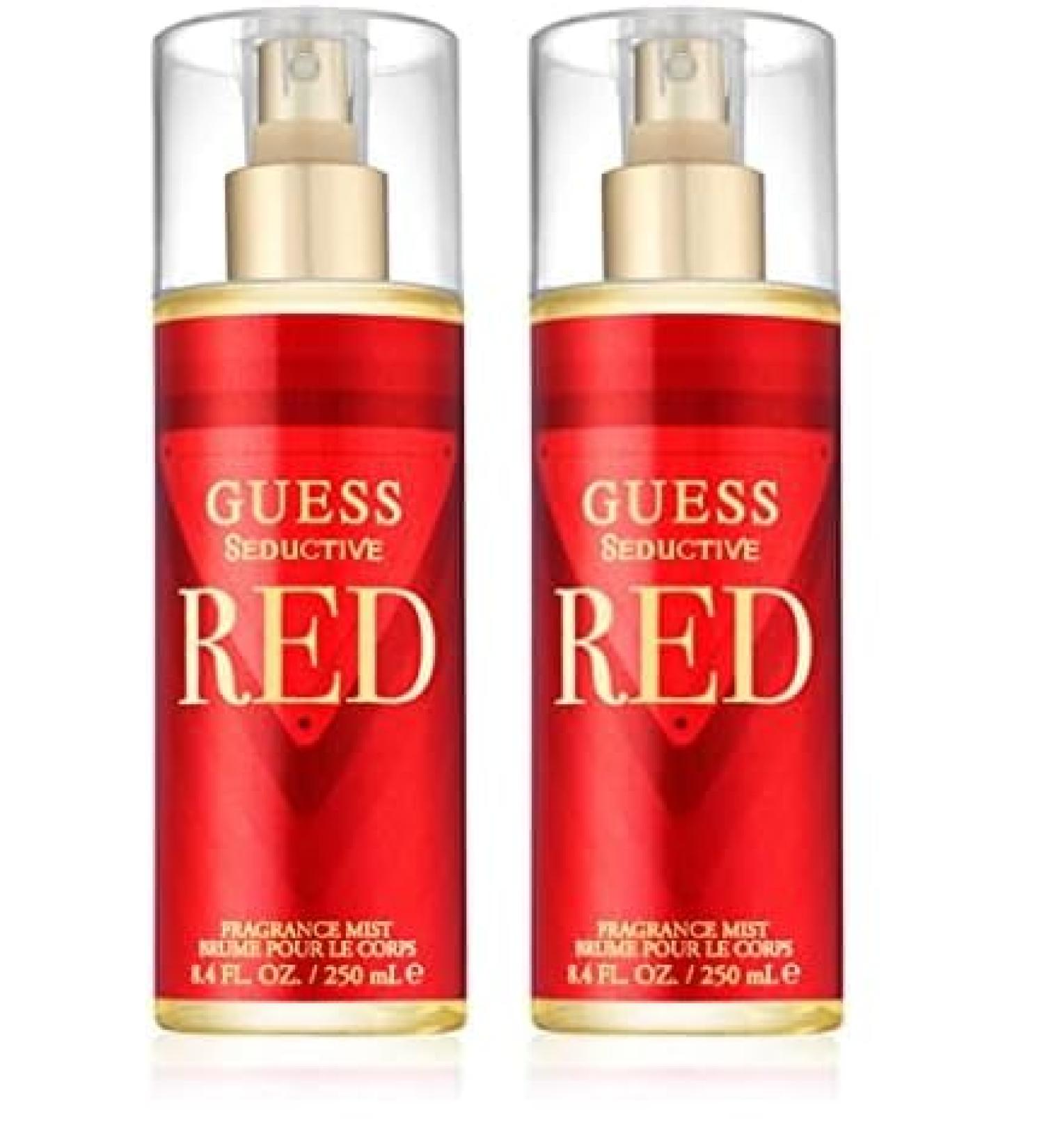 GUESS Seductived Red for Women Fragranced Mist 8.4 Fl Oz (Pack of 2) Modern 8.40 Ounce (Pack of 2) - Buy Online on SooperMarket.com