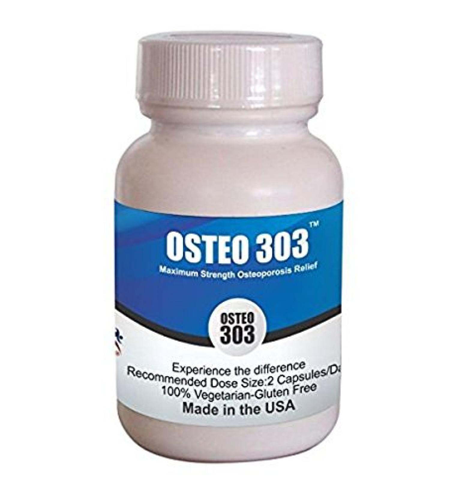 Vitalee Nanomed Osteo 303 Osteoporosis Arthritis Pain Supplement - 60ct Capsules - Buy Online on SooperMarket.com