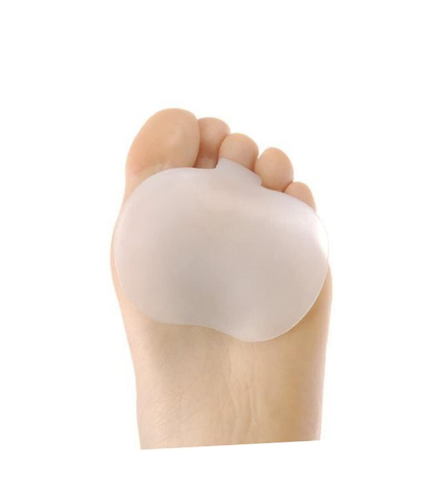 Gel Bunion Protector Insoles - Foot Separator for High Heels - Toe Spreader & Forefoot Pad - White - 1 Pair - Buy Online on SooperMarket.com