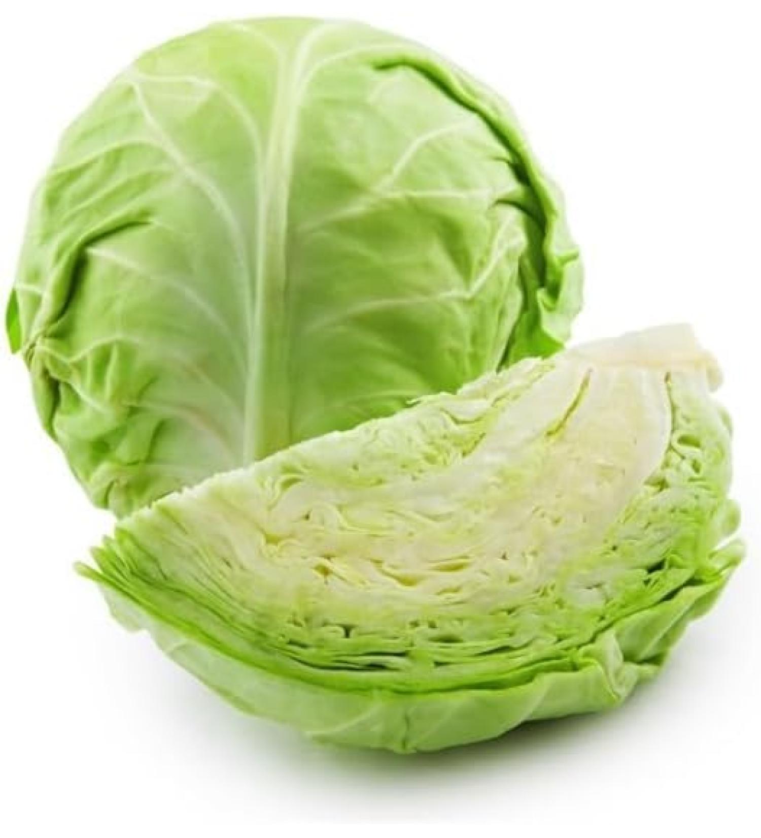 Seelans Fresh Green Cabbage |Approx 1kg | 100% Fresh Vegetable | Indian Origin | Next Day Shipping - Buy Online on SooperMarket.com