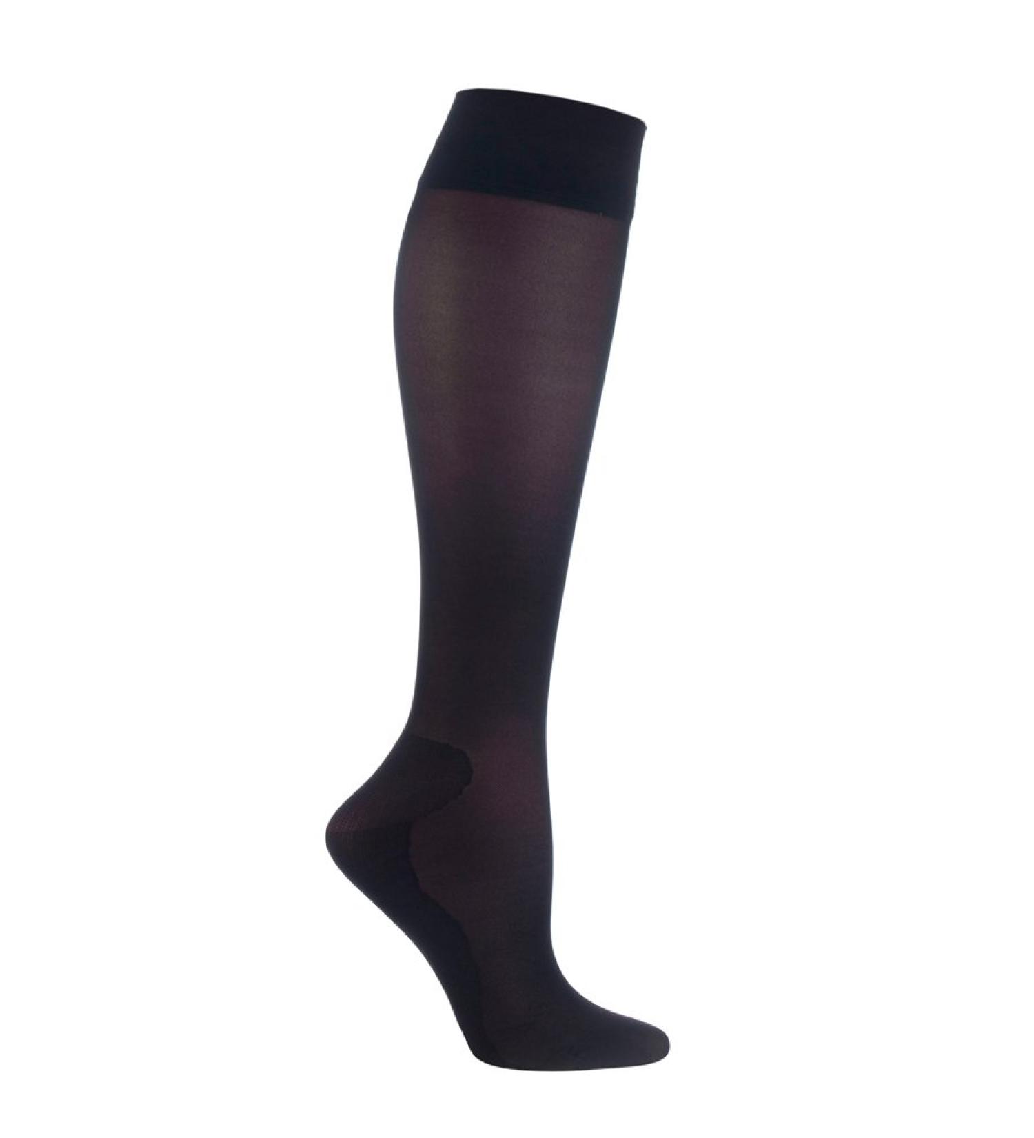 IOMI Women's 40 Den Compression Socks for Travel - Durable Stylish 2 Colors (Black) - Size 37-42 - Buy Online on SooperMarket.com