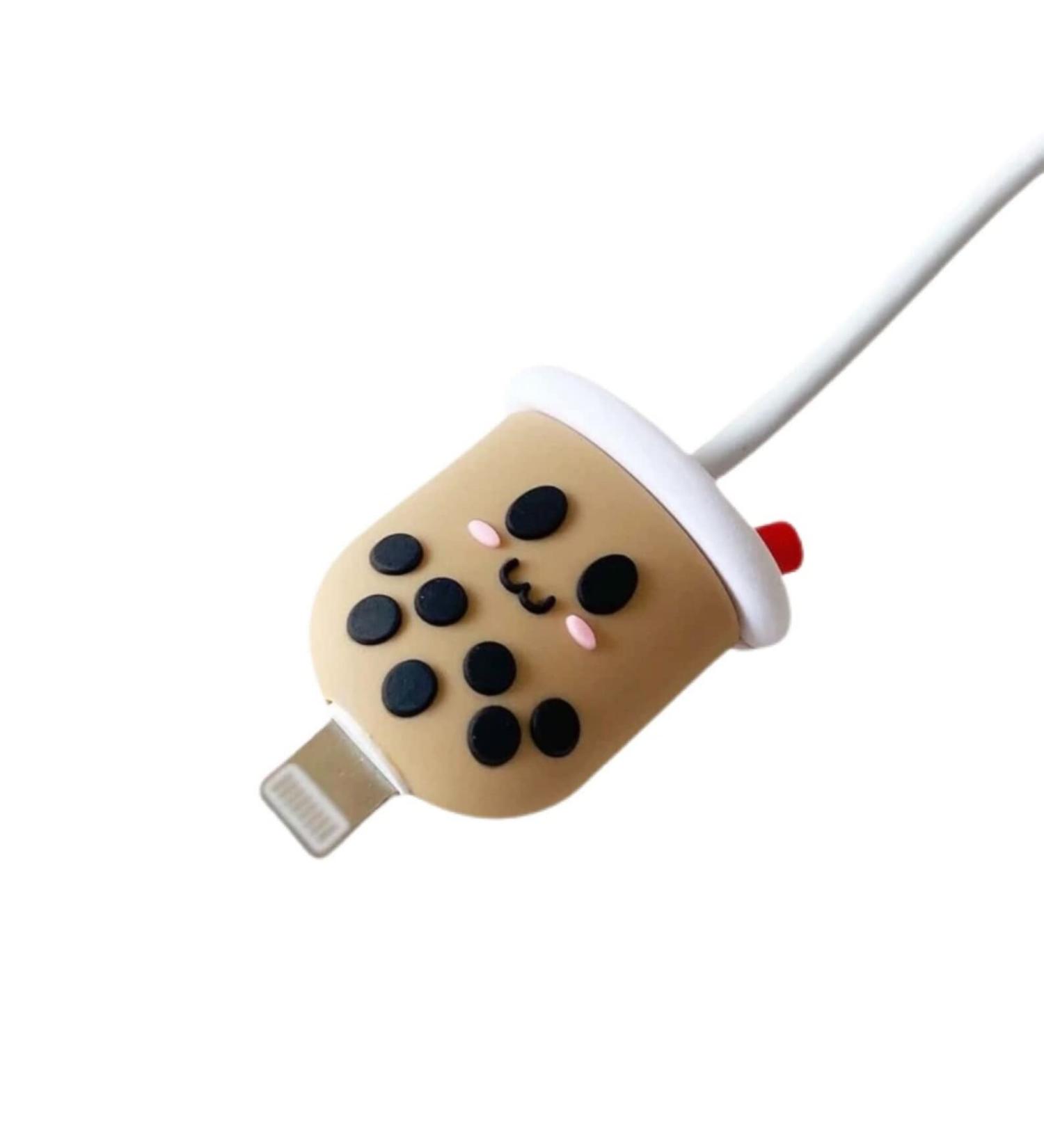 Milk Tea Shaped Cable protector