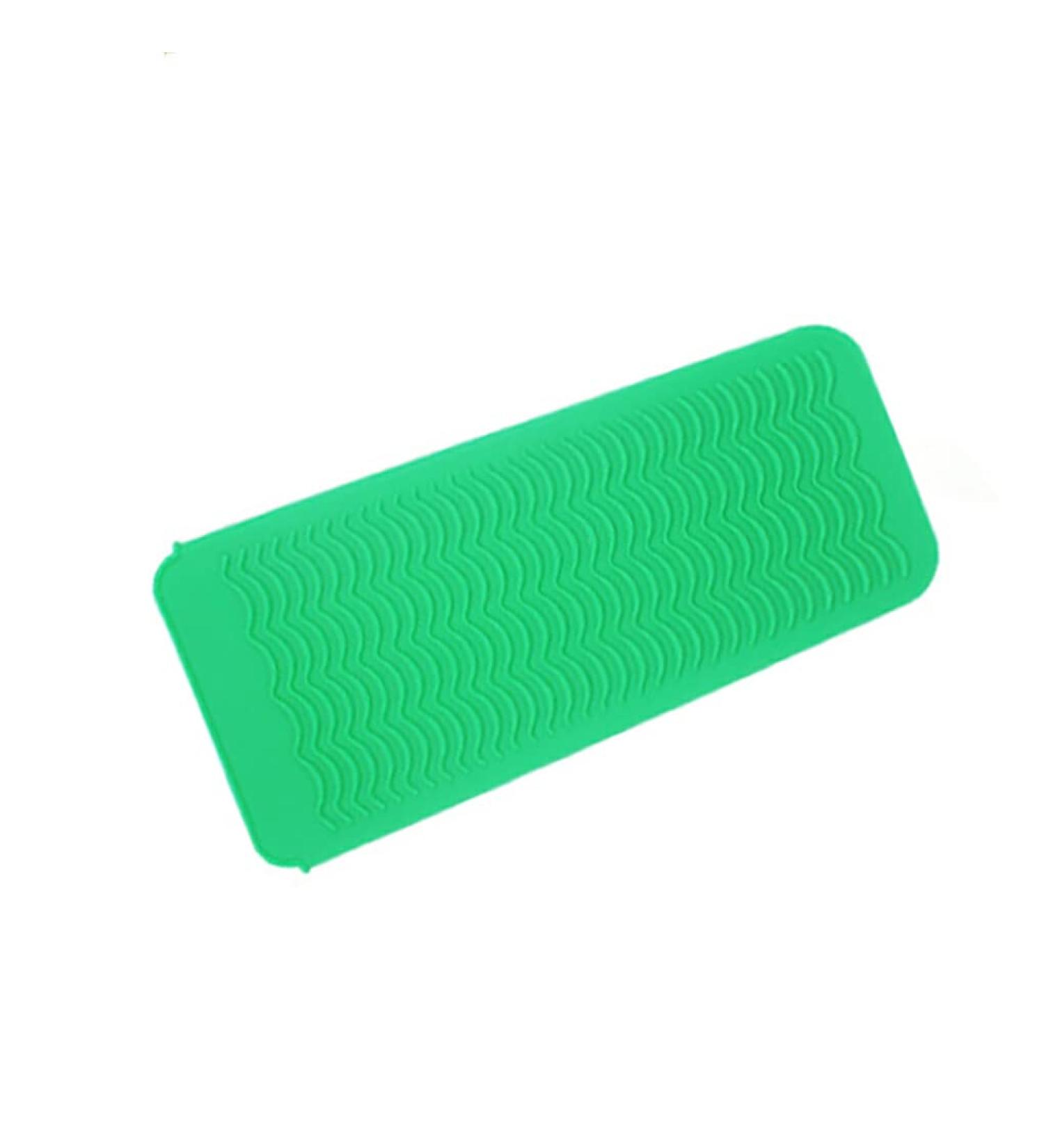 Dajidafu Heat Resistant Pad Travel Easy Storage Wave Texture Skid-proof Design Flat Iron Holder Perfect Giftfor Straightener No.1 - Buy Online on SooperMarket.com