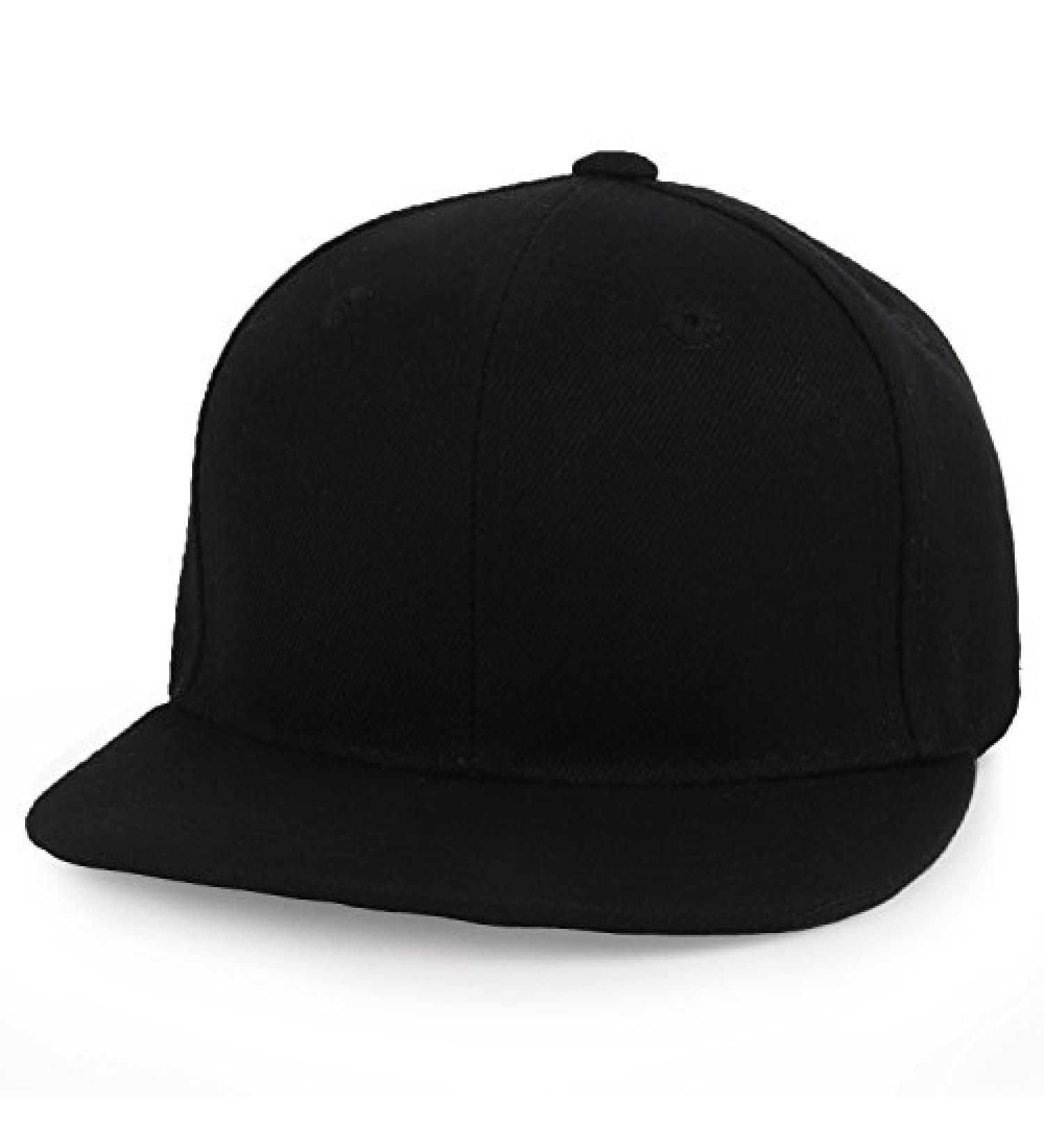Infant to Toddler Kid's Black Flatbill Snapback Cap - Trendy Apparel Shop - One Size - Buy Online on SooperMarket.com