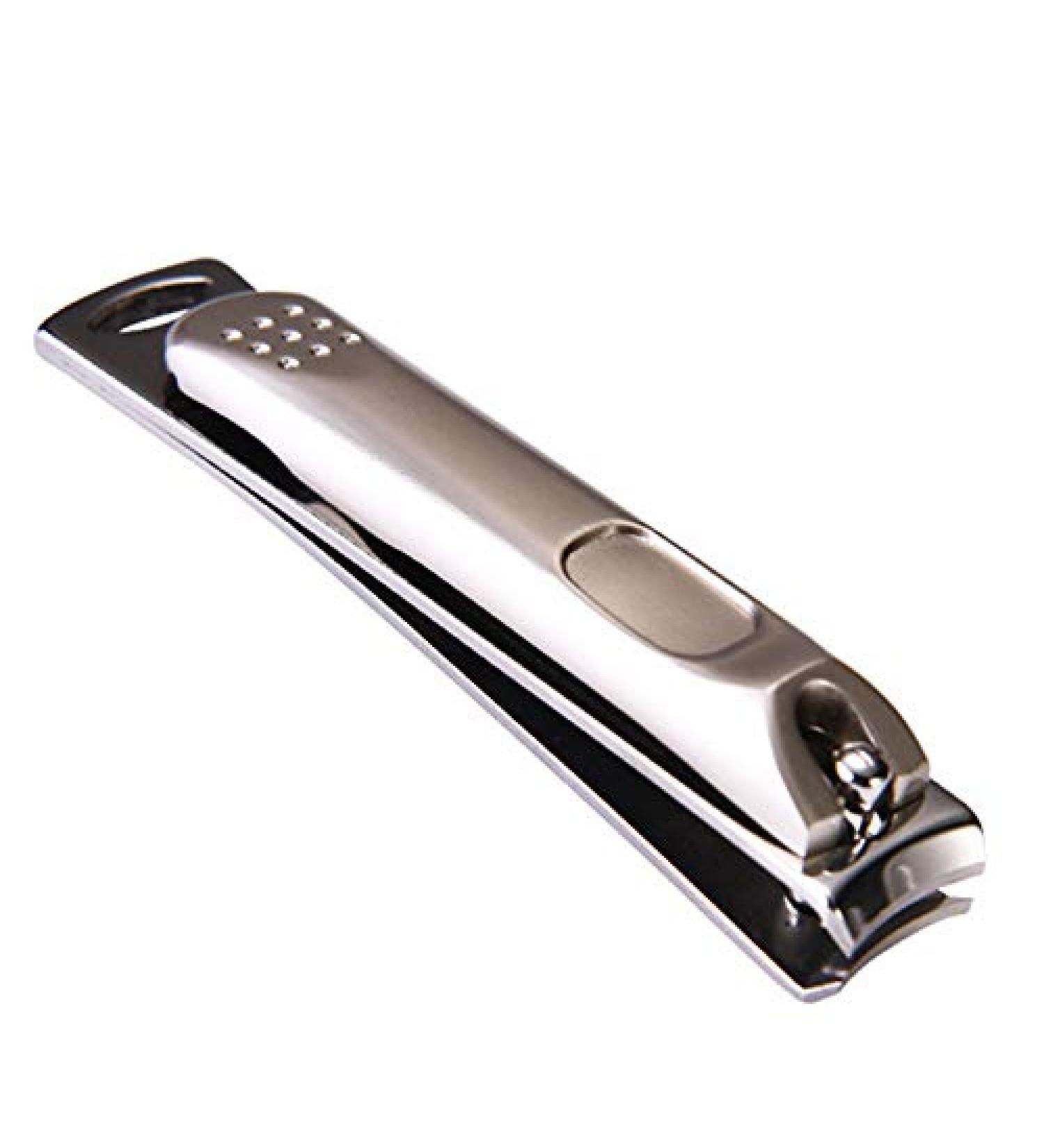 Wispbreeze Stainless Steel Portable Nail Clippers Adult Manicure Scissors with Embedded File Single Manicure Tool - Buy Online on SooperMarket.com