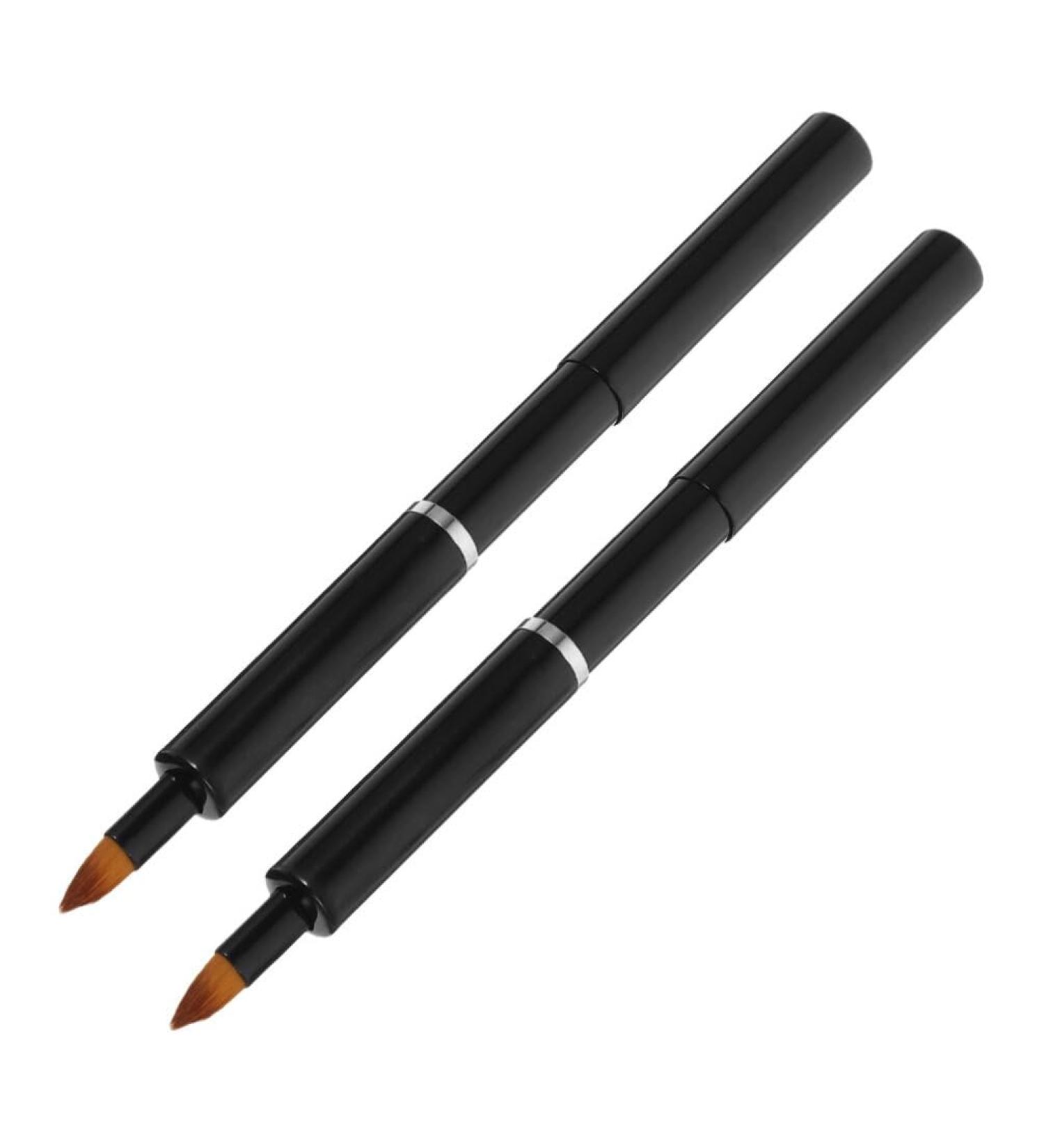 NOLITOY Lip Brushes Set - 2pcs Lipstick & Lip Gloss Applicator Small Concealer & Eyeshadow Makeup Brushes - Perfect for Flawless Makeup Applications - Buy Online on SooperMarket.com