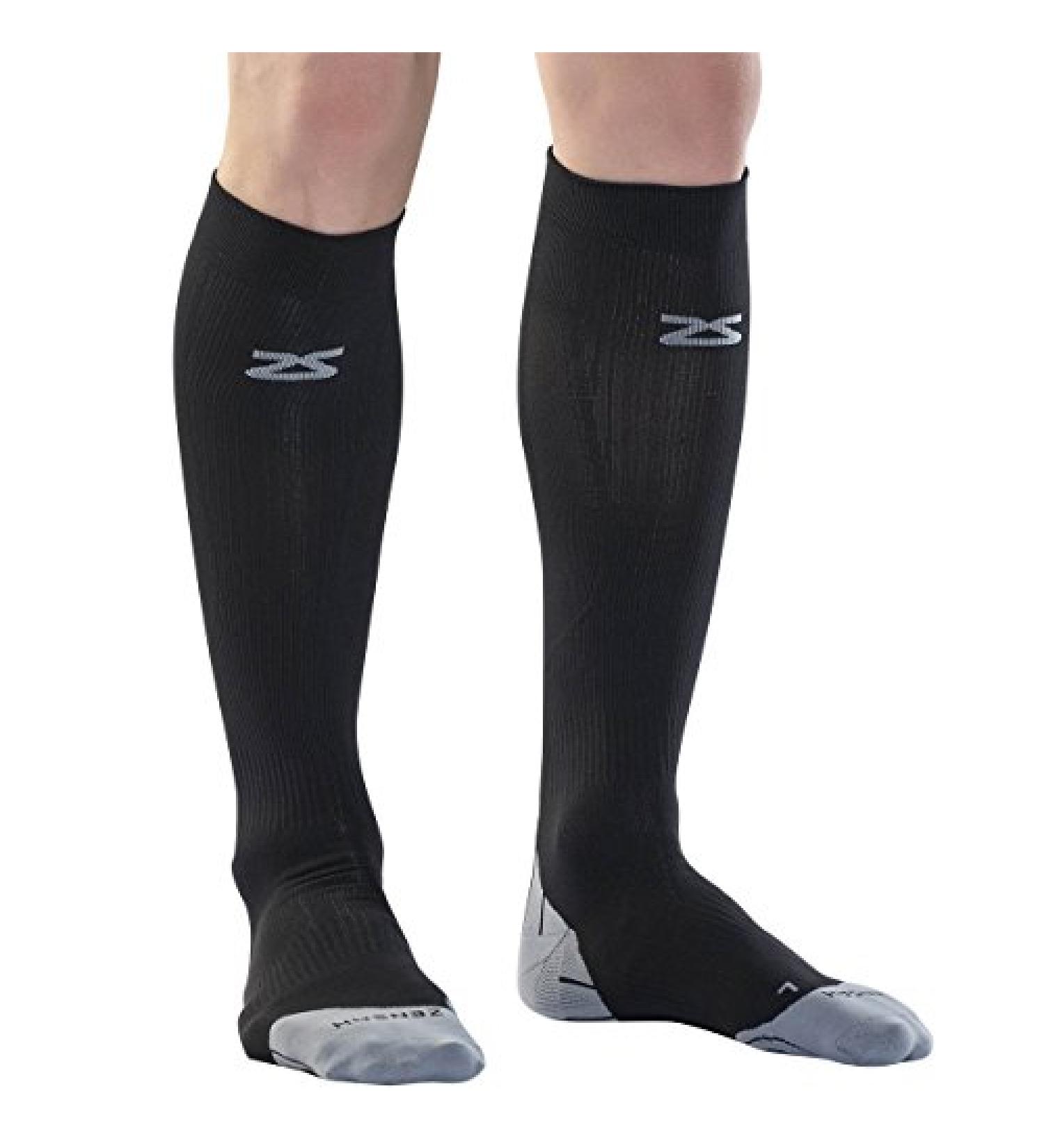 Zensah Tech+ Compression Socks - Large Black | Running Compression - Buy Online on SooperMarket.com