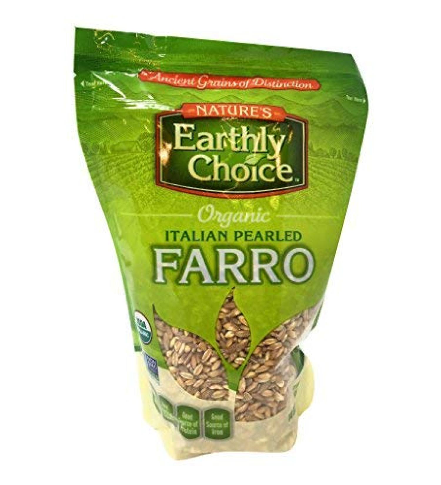 Organic Italian Pearled Farro - 14oz | Nature's Earthly Choice - Buy Online on SooperMarket.com