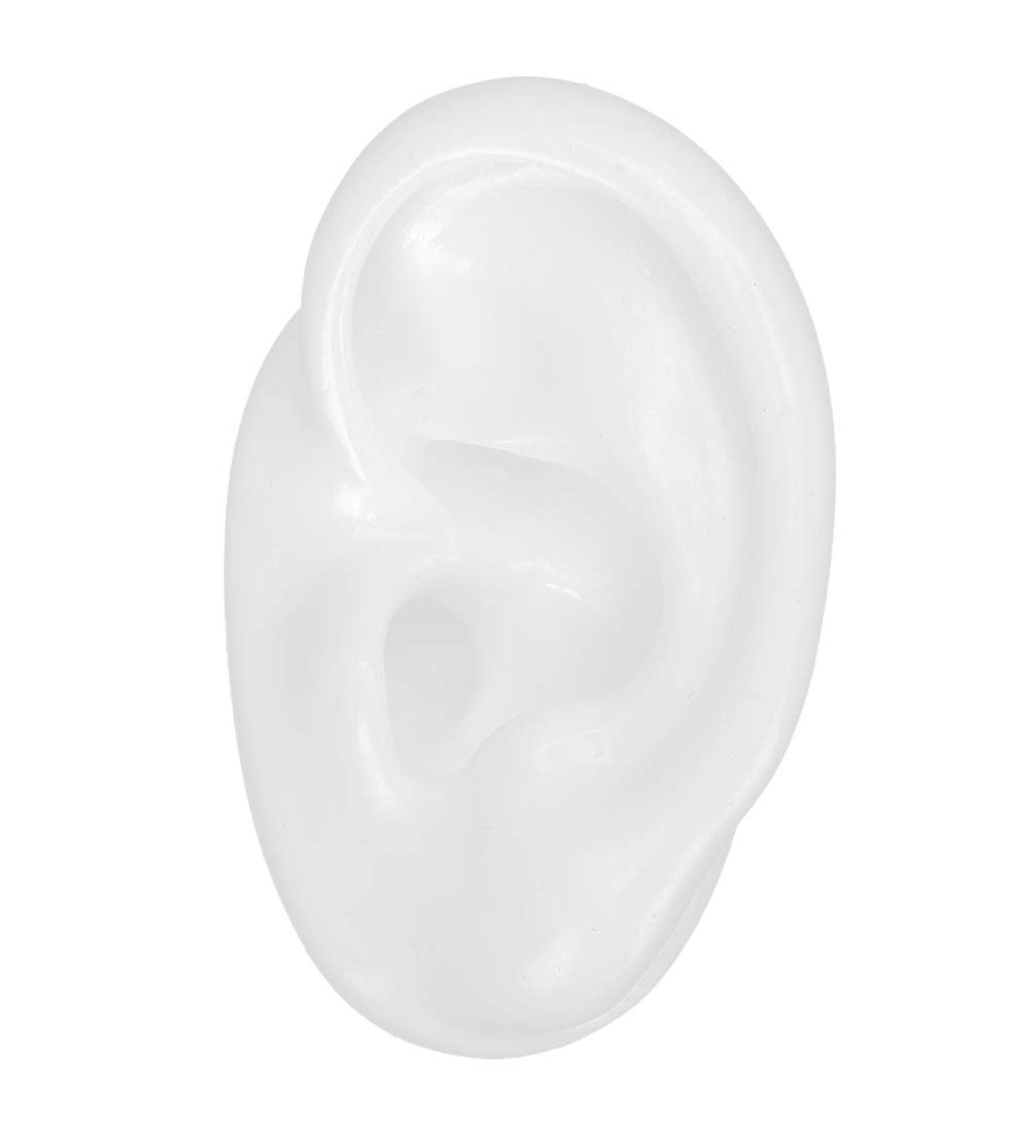 Silicone Ear Model - Realistic Artificial Ear for Hearing Aids Display & Ear Impression Exercise (Left Ear) - International Shipping - Buy Online on SooperMarket.com