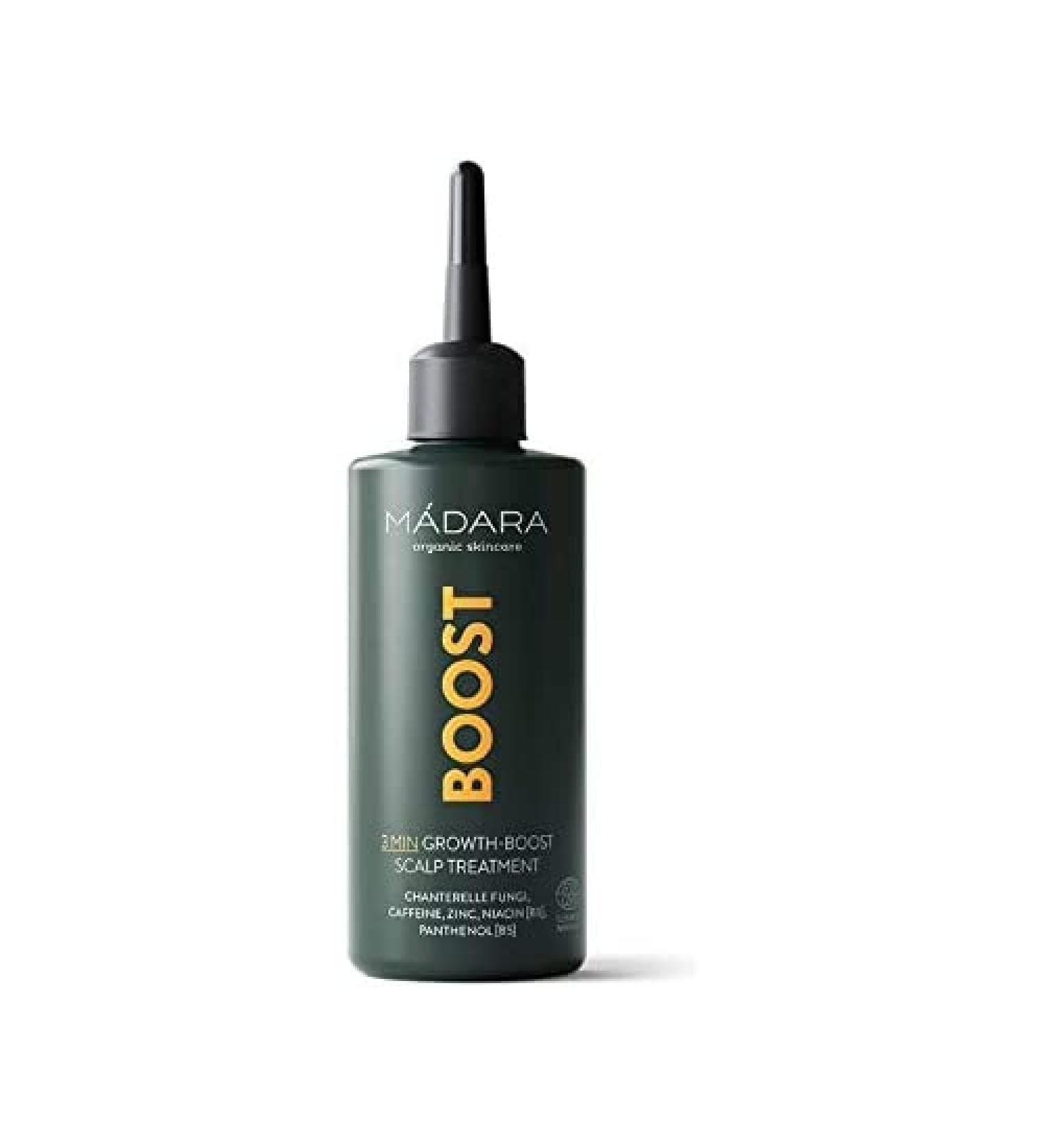M DARA Organic Skincare | 3 Min Growth-Boost Scalp Treatment - 100ml With revitalising Caffeine and Zinc Fungi-based treatment Promotes hair growth Targets scalp ageing