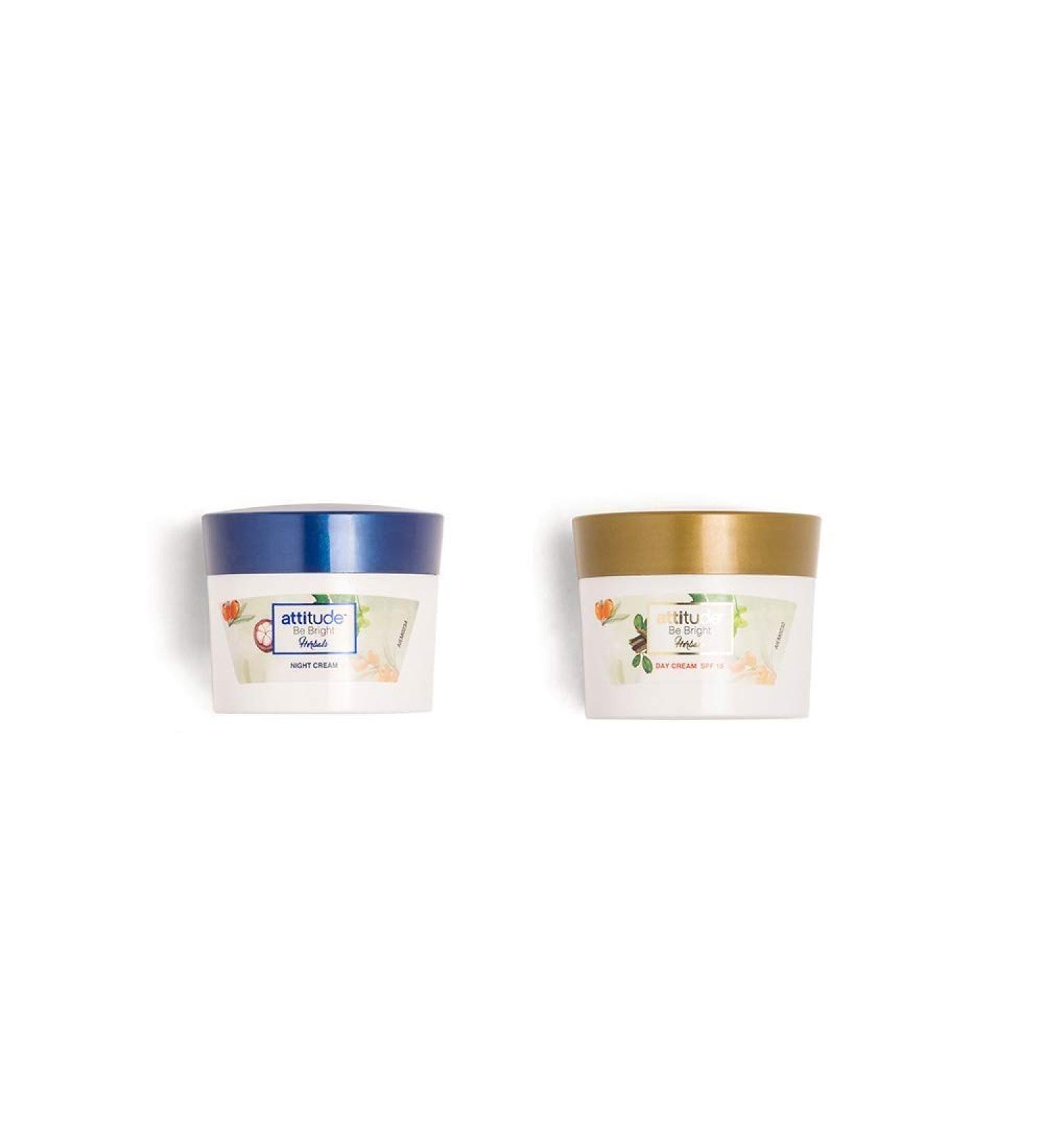 Amway Attitude Be Bright Herbals Day Cream & Herbal Night Cream Set