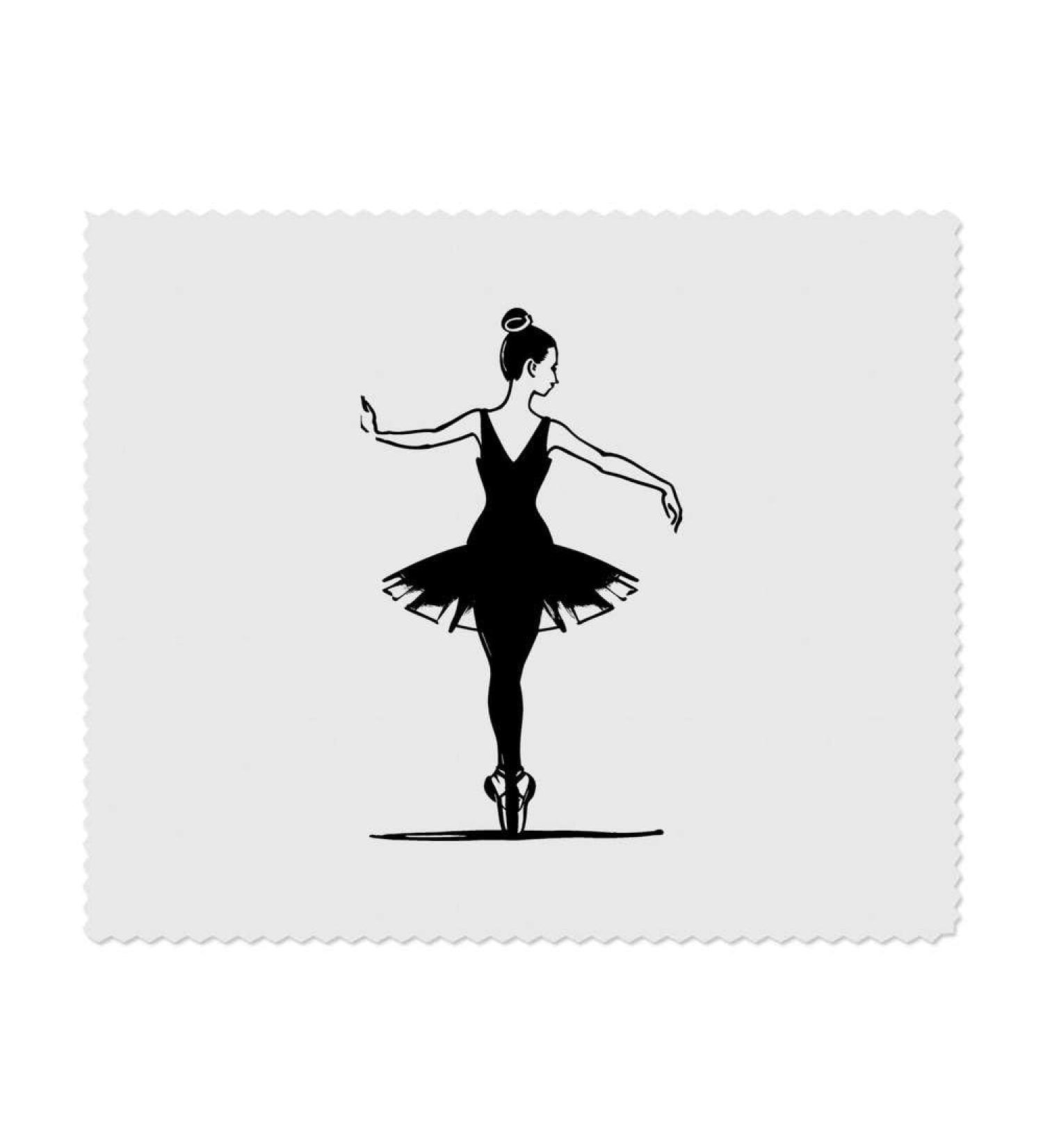 Buy 2 Microfiber Cleaning Cloths - Ballet Dancer Design | Eco-Friendly & Durable | Best International Shipping - Buy Online on SooperMarket.com