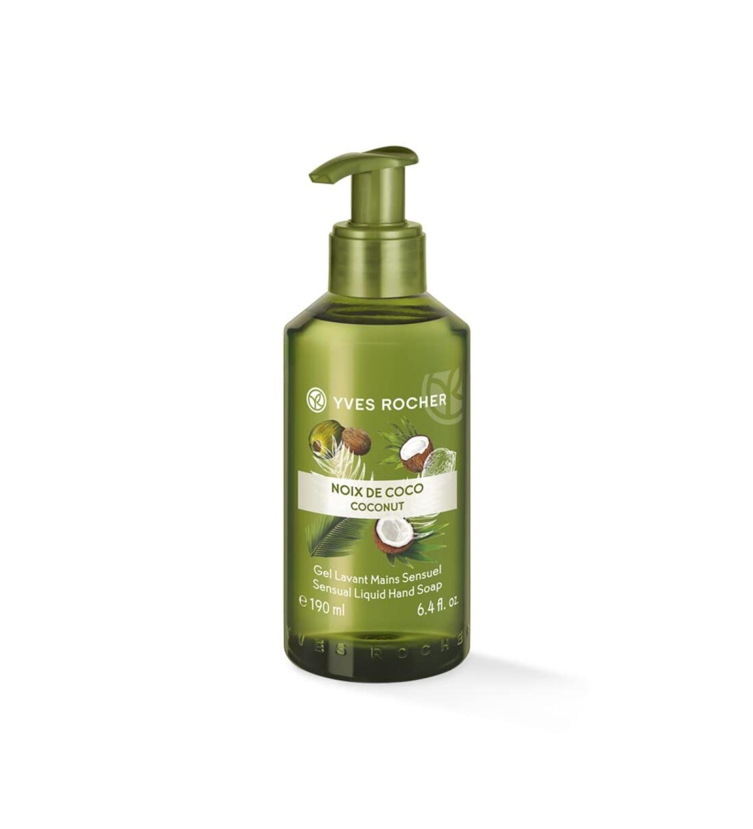 Yves Rocher Liquid Hand Wash Gel - Coconut Sensual 190 ml./6.4 fl.oz.