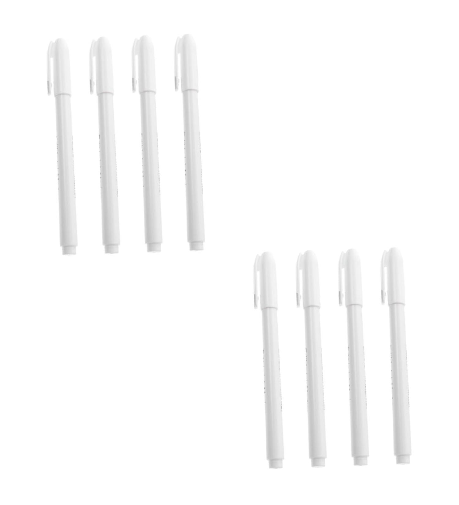 ABOOFAN 8 Pcs Baking Pigment Pen Cakes Biscuits Food Coloring Pens Biscuit Marker Fondant Pen White Plastic 16.70X1.00X1.00CMx2pcs Whitex2pcs - Buy Online on SooperMarket.com