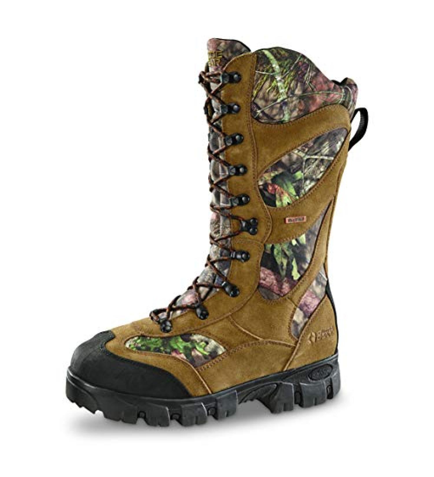 Guide Gear Giant Timber II Men's Waterproof Insulated Hunting Boots - 1400g, Mossy Oak Break-up Country - Size 10 - Buy Online on SooperMarket.com