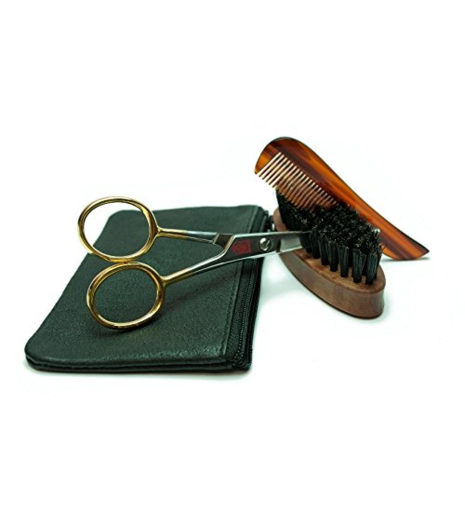 Gold rooftachs bare set in the leather case