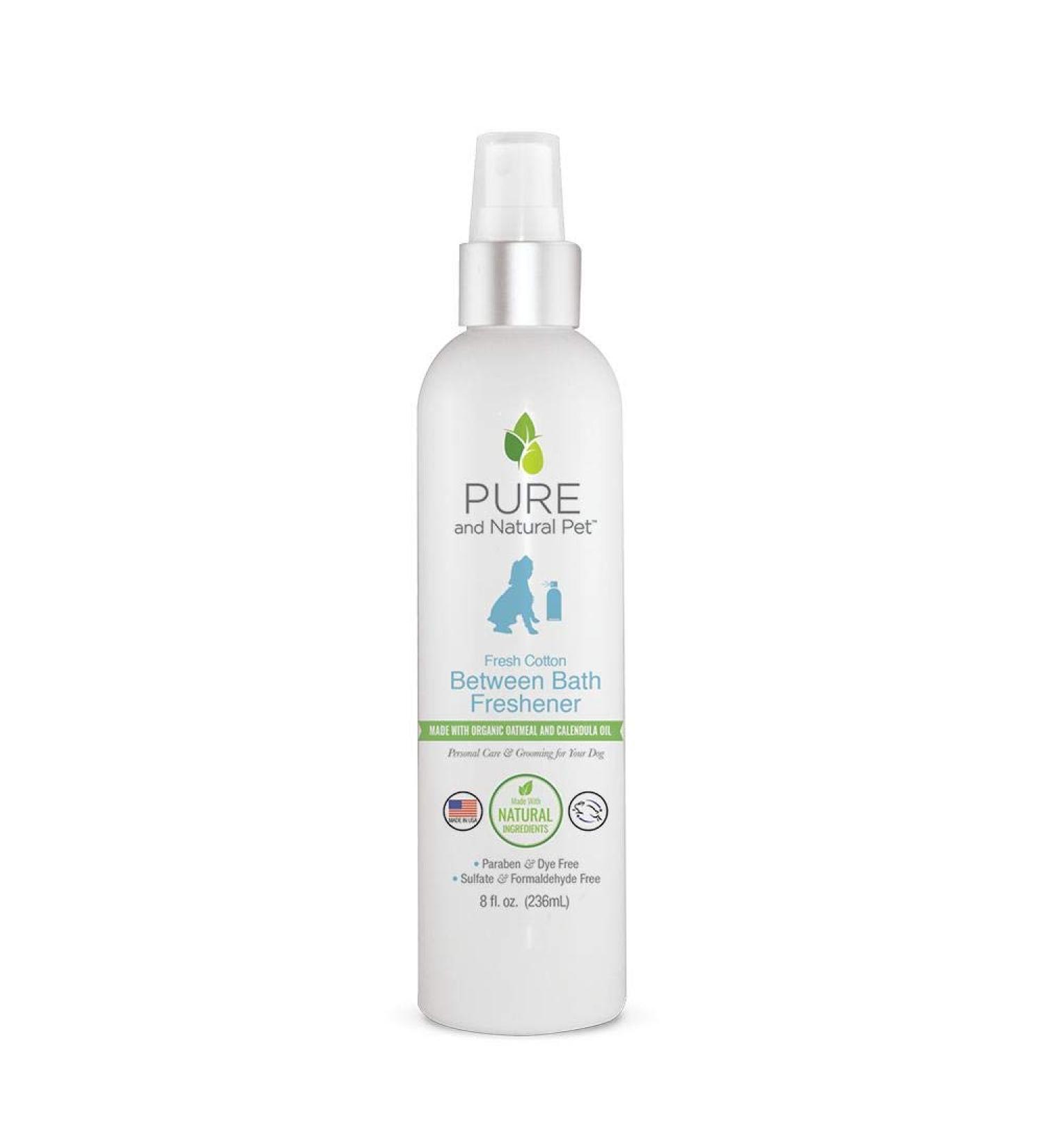 Pure and Natural Pet Fresh Cotton Between Bath Freshener 8 oz. (PN225A8OZ) - Buy Online on SooperMarket.com