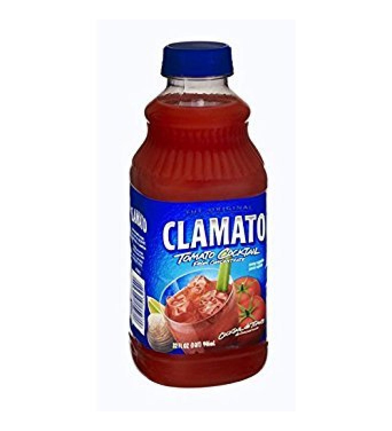 Motts Clamato Juice 946ml - (4 Bottles)
