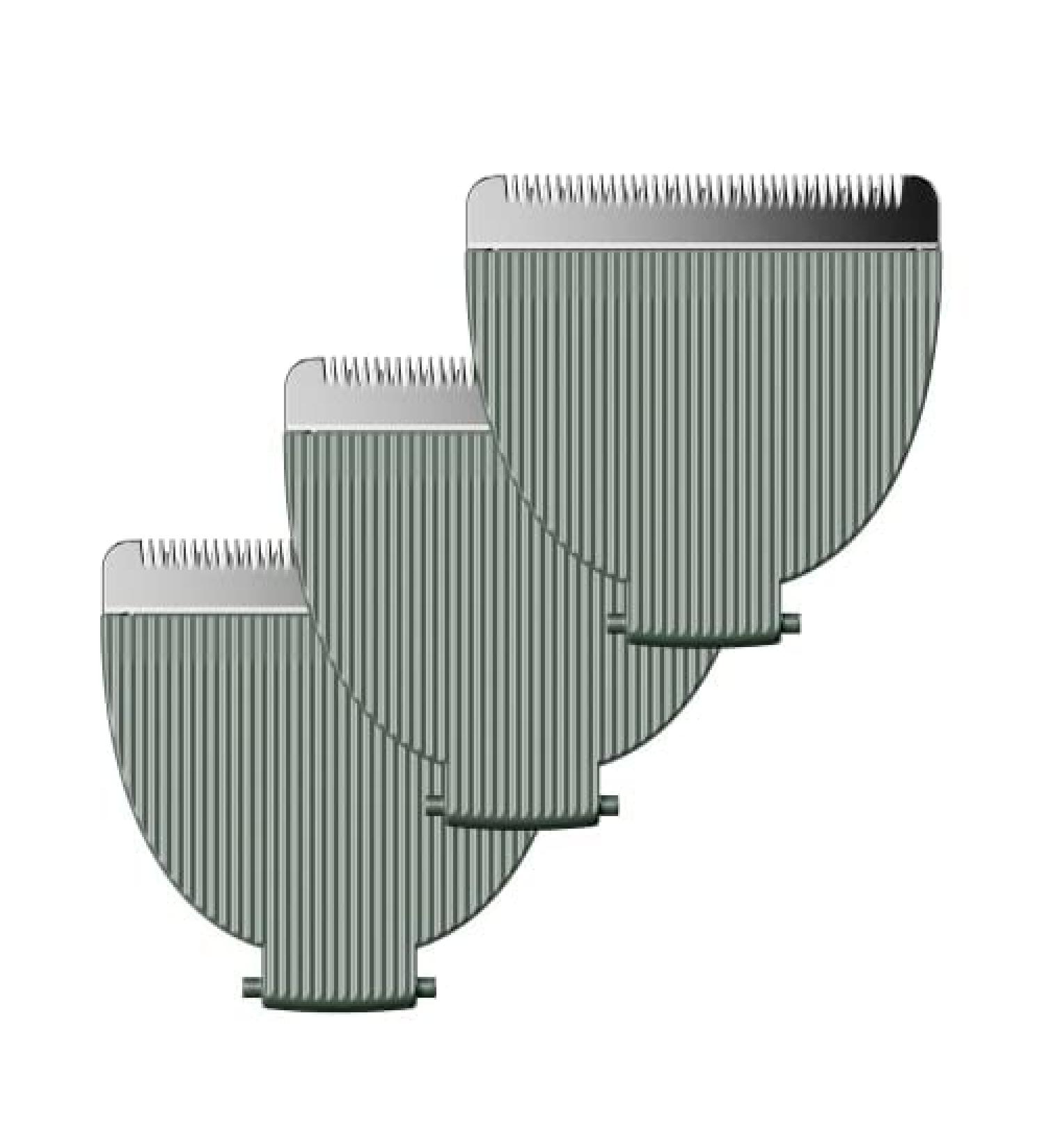 Meridian Sage Ceramic Trimmer Replacement Blades - 3 Pack for Electric Body & Pubic Hair Trimmer - Buy Online on SooperMarket.com