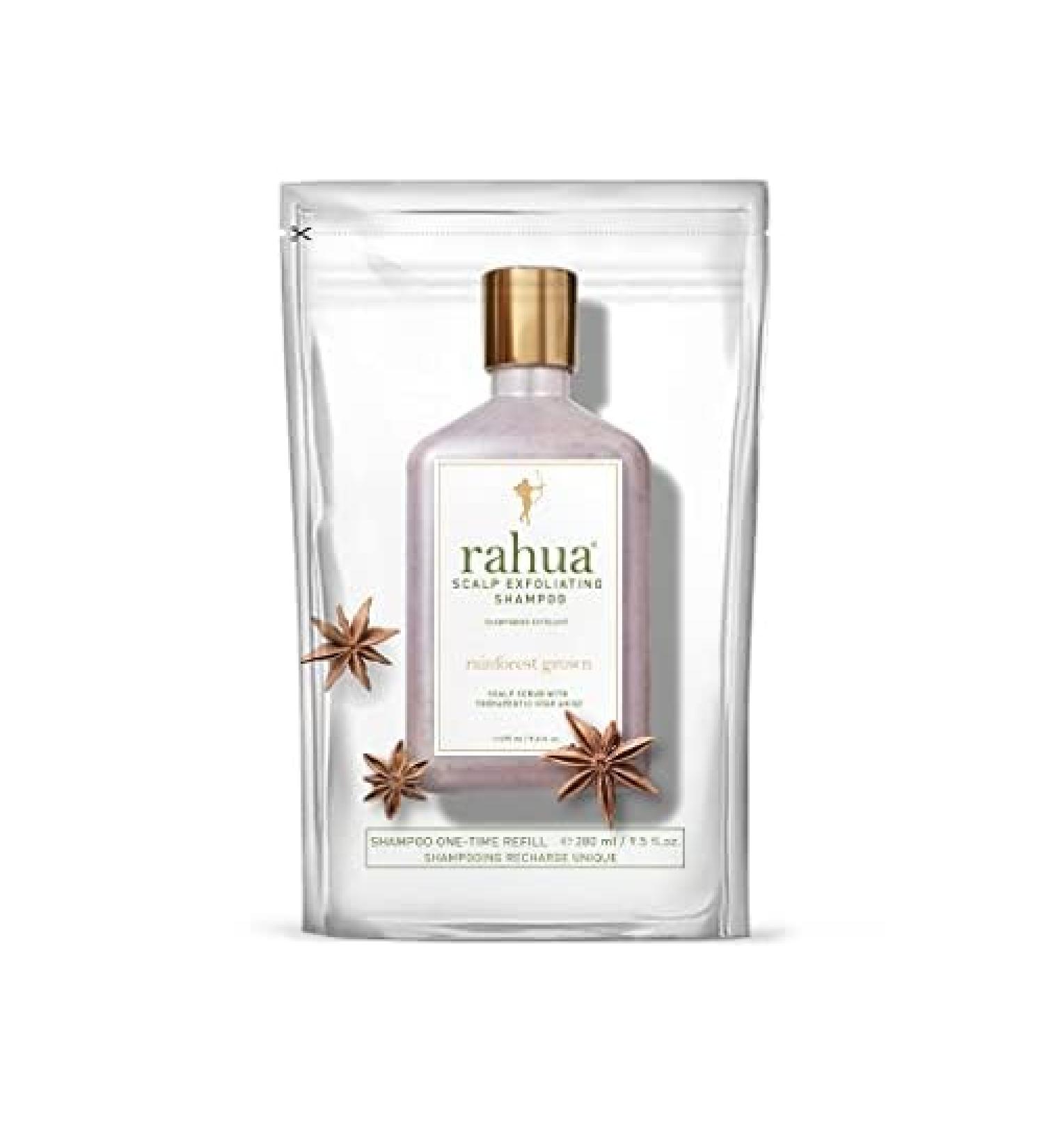 Rahua Scalp Exfoliating Shampoo Refill 9.5 Fl Oz | Gentle Plant-Powered Scrub for Healthy Hair & Scalp | Exfoliates with Star Anise & Fruit Enzymes - Buy Online on SooperMarket.com