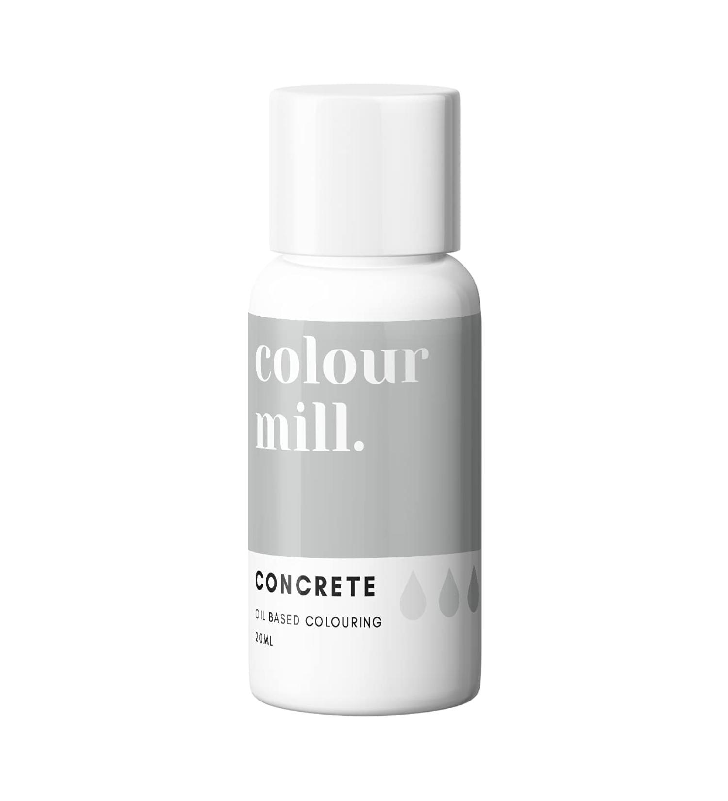 Colour Mill 20ml Edible Food Paint - Concrete Grey | For Baking, Icing & Fondant - Buy Online on SooperMarket.com