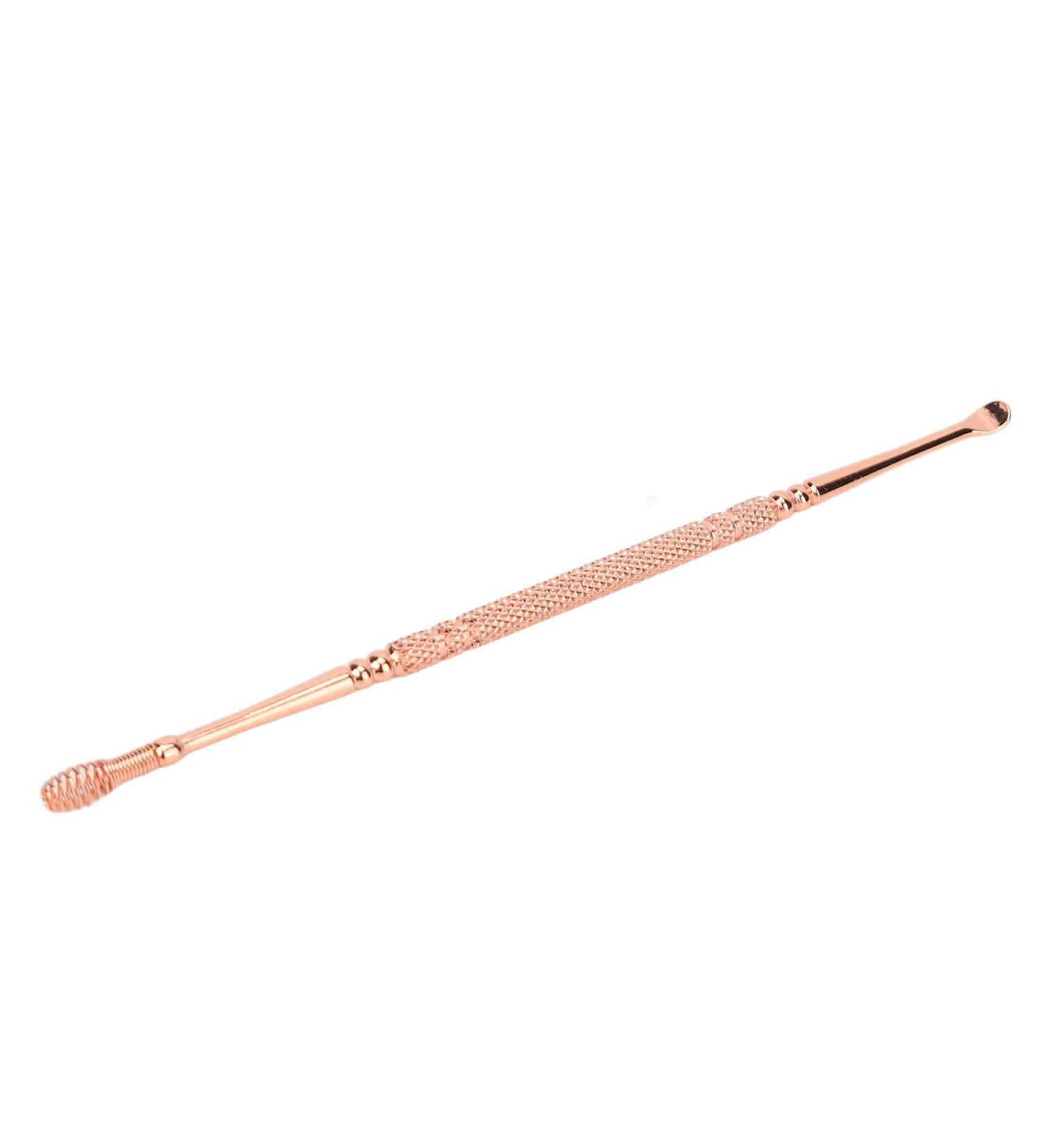 Stainless Steel Double Head Ear Spoon- Rose Gold | Ergonomic Design for Itch Relief at Home - Buy Online on SooperMarket.com