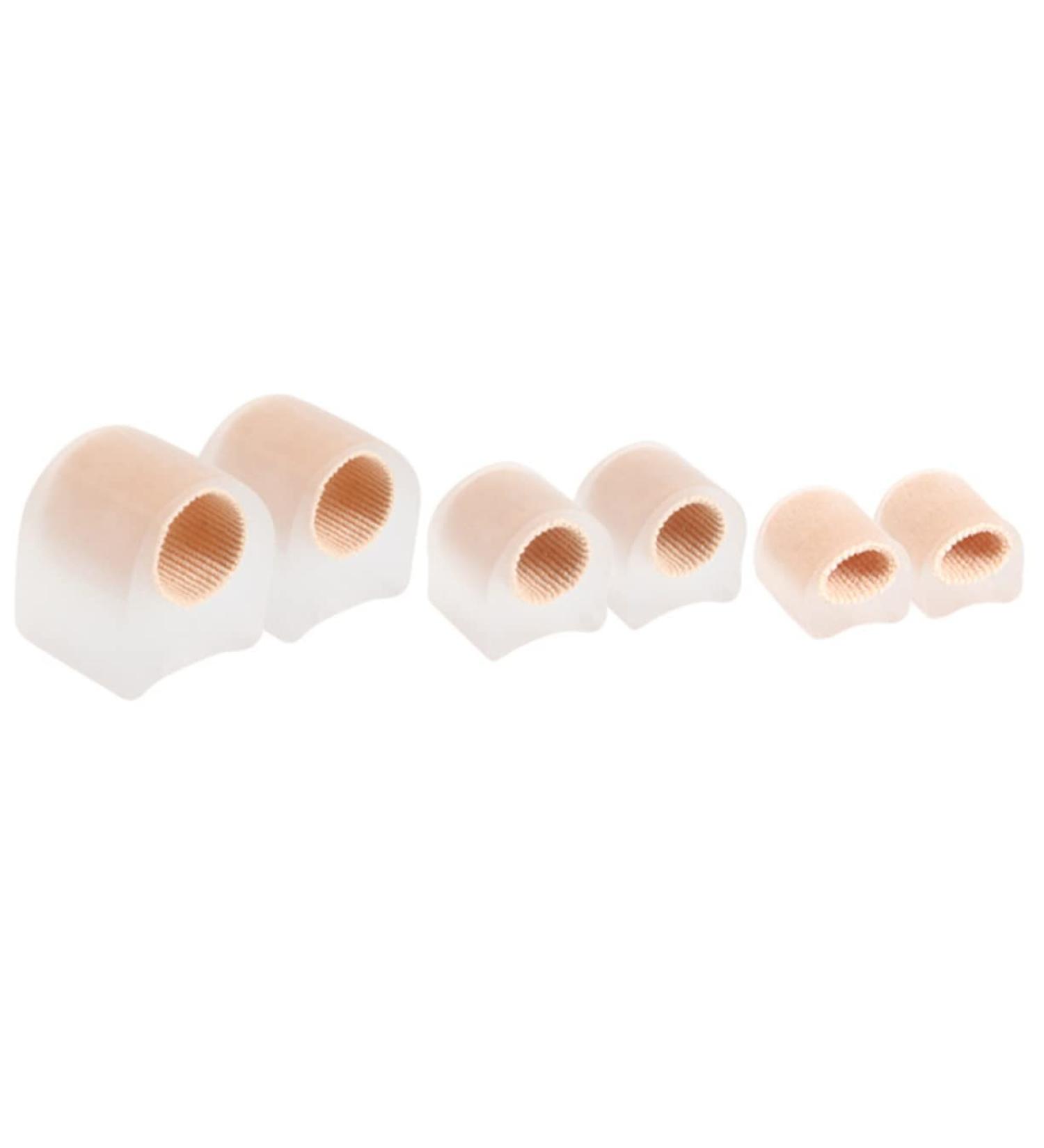 Nail and Foot Protector Set for Bunion Relief and Comfort - 6pcs Separators for Feet Nursing, Toe Caps, Bunion Pads, Splint, Cushion Tube - Buy Online on SooperMarket.com