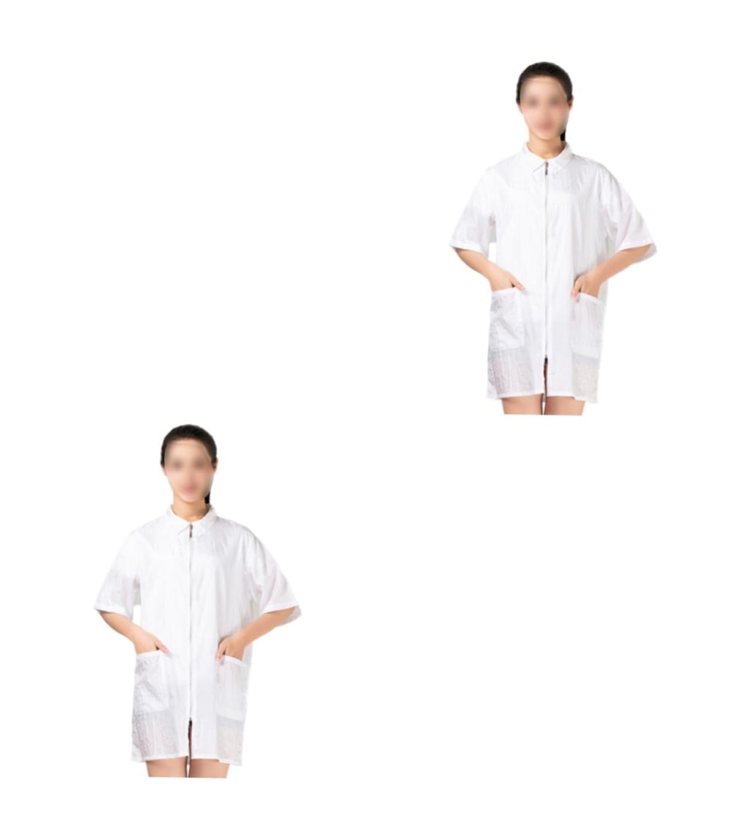 minkissy Clothes Hair dye Clothes Work Clothes Mens Tank Tops thobes for Men Custom Barber Jackets Chef Coat Jacket Clothes Hair Dye Hair Treatment Breathable Cloak Apron Apron - Buy Online on SooperMarket.com
