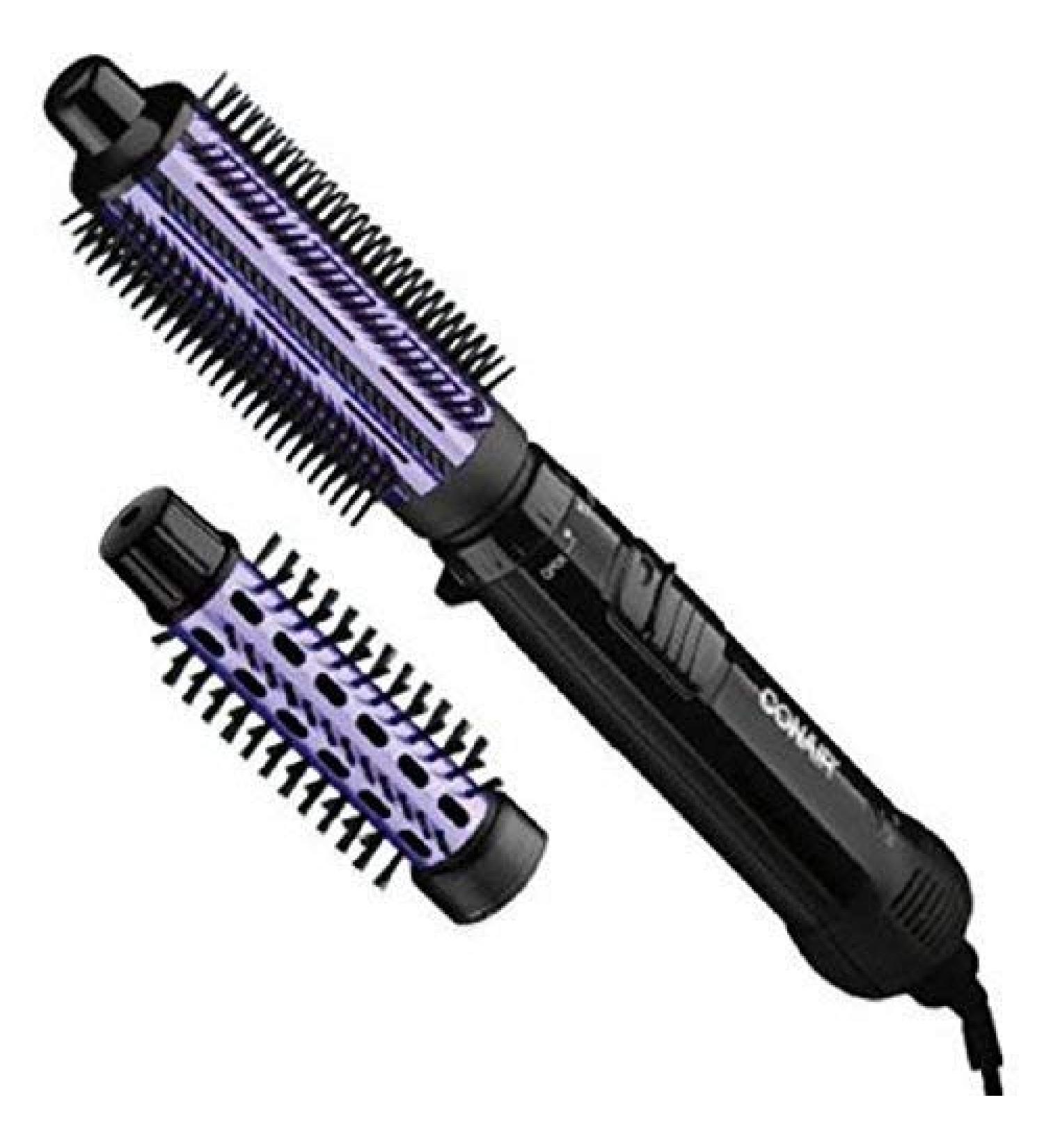 Conair 2-in-1 Hot Air Brush Set with Aluminum Barrel and Natural Bristle Attachment - Buy Online on SooperMarket.com