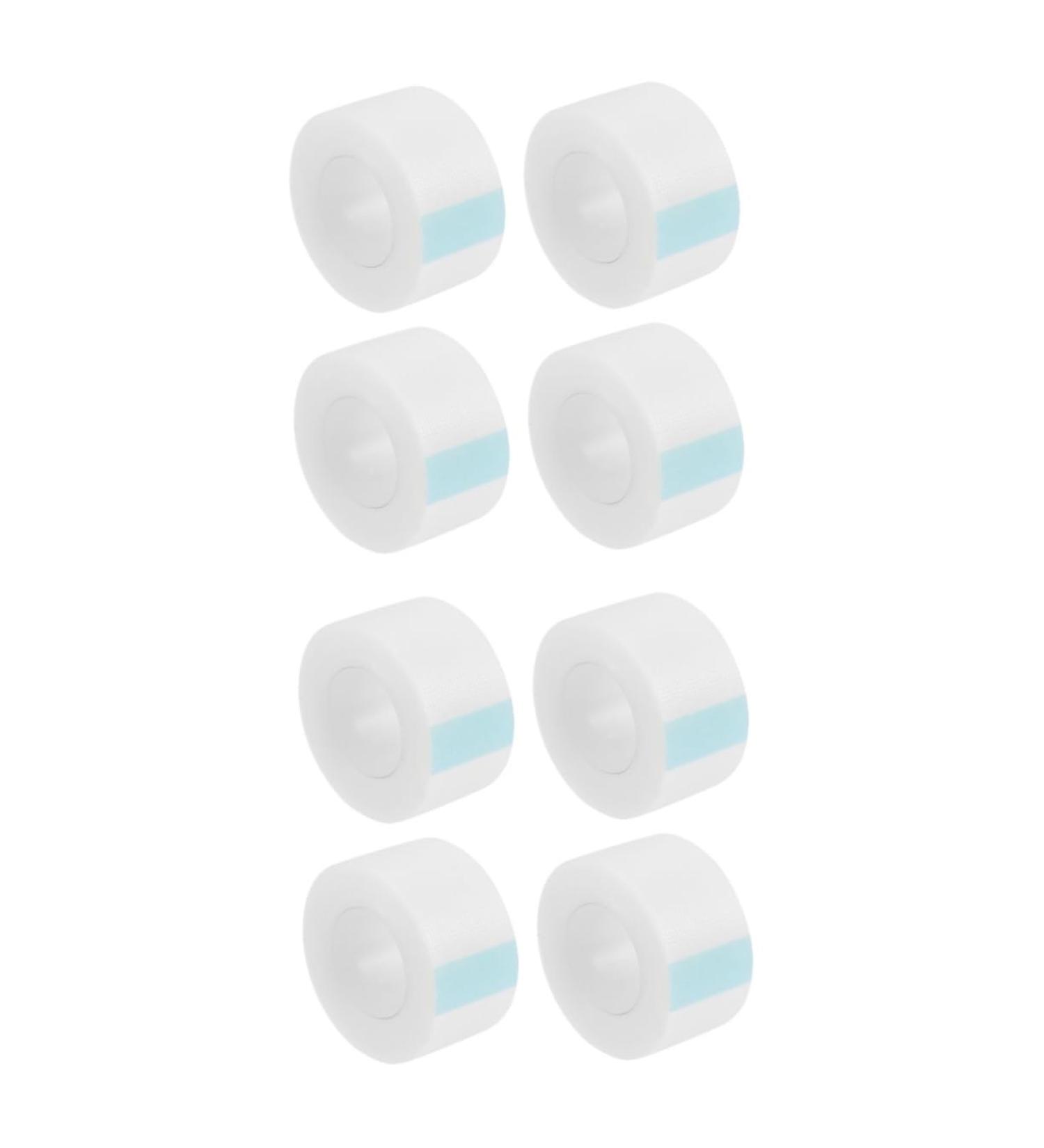 FRCOLOR 8 Rolls Clear White Sticky Tape - Gaffer Tape & Eyelid Lifter | Invisible Body Dressing & Medical Tape for Beauty - Buy Online on SooperMarket.com