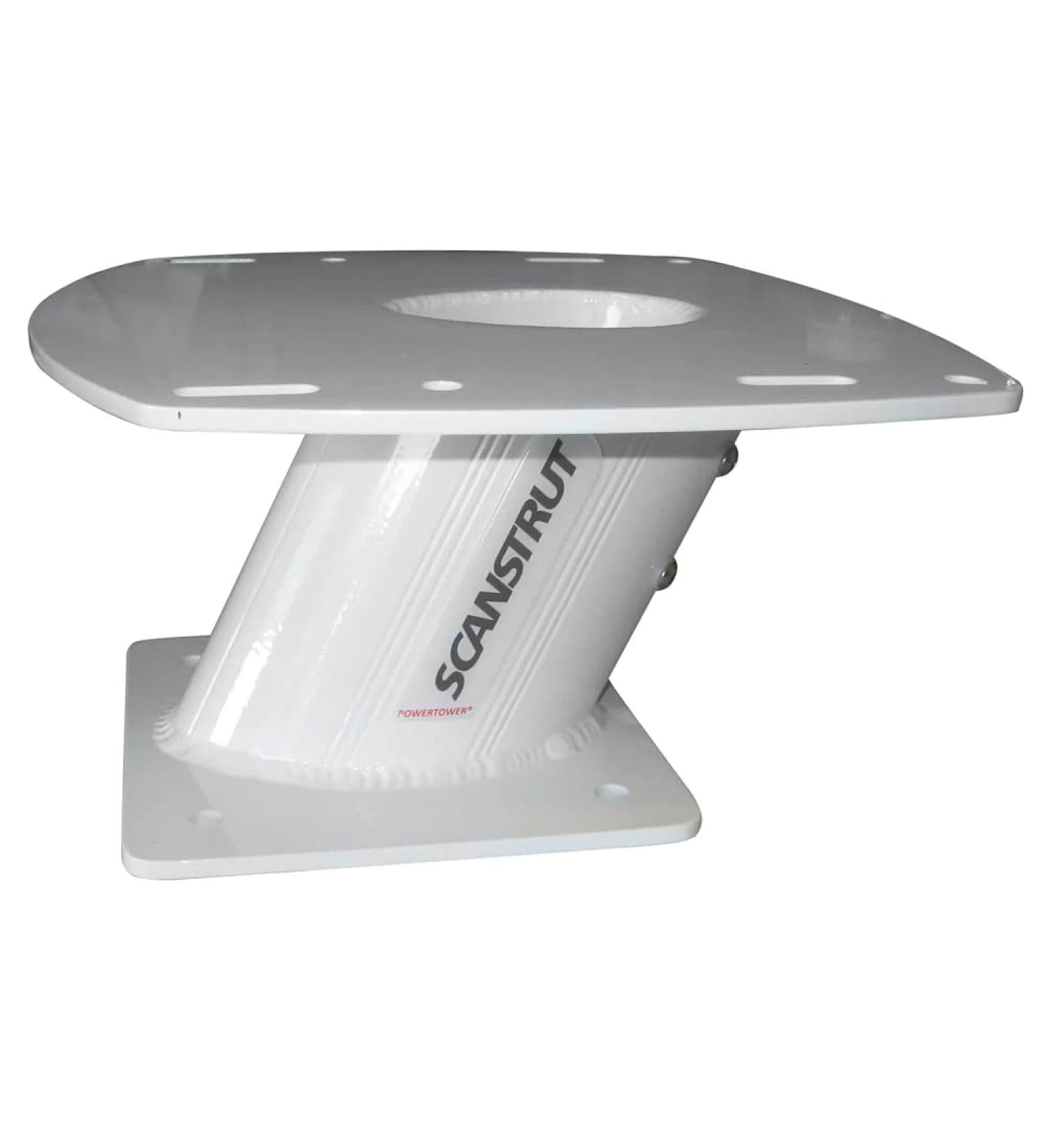 Scanstrut APT-150-01 Aluminum Powertower for Radomes, Open Array, and Small SatCom/TV Antenna - 6"