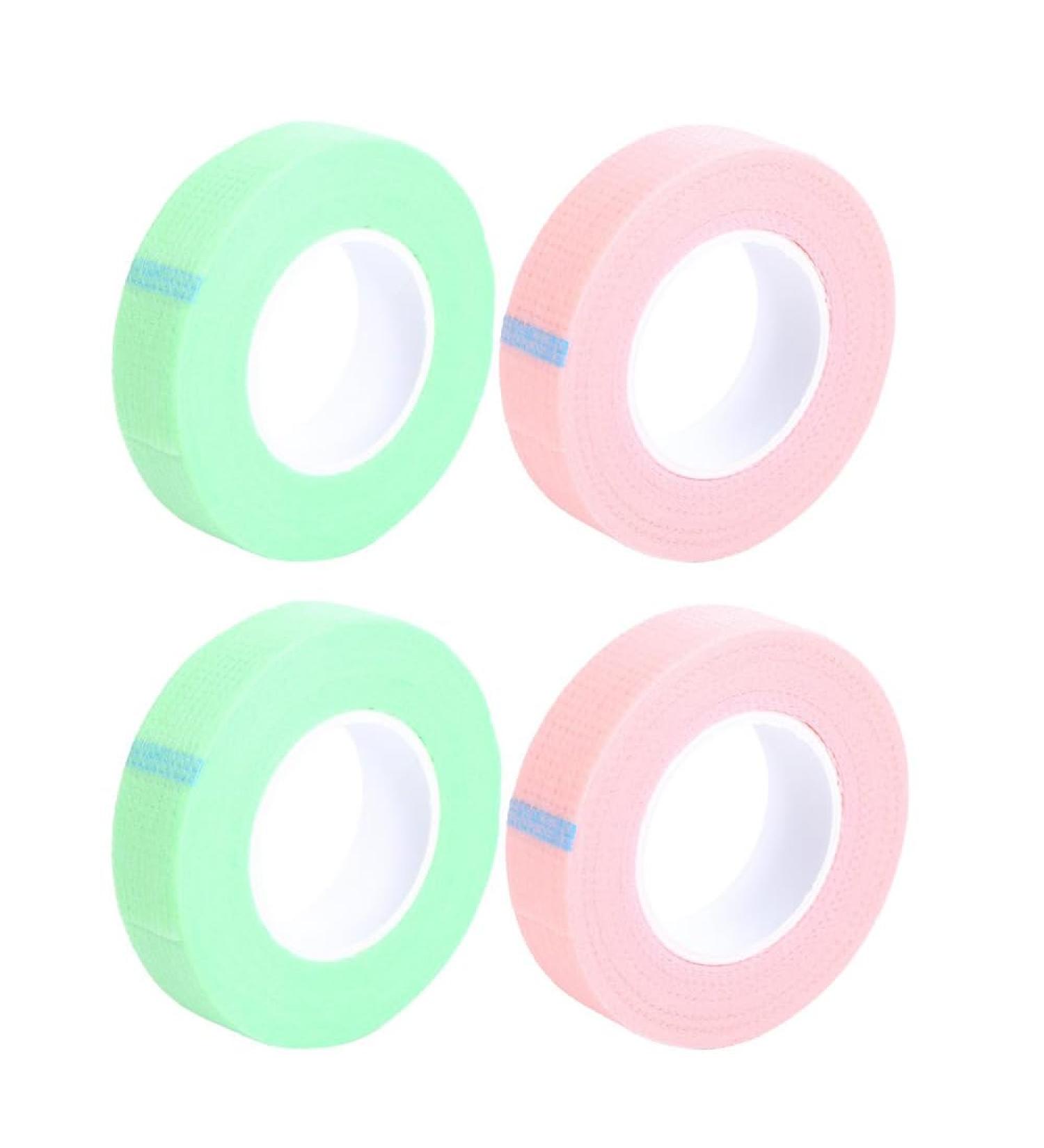 4 Rolls Lash Extension Tape - Breathable Micropore Adhesive Eyelash Extension Grafting Tools for Flawless Makeup - Buy Online on SooperMarket.com