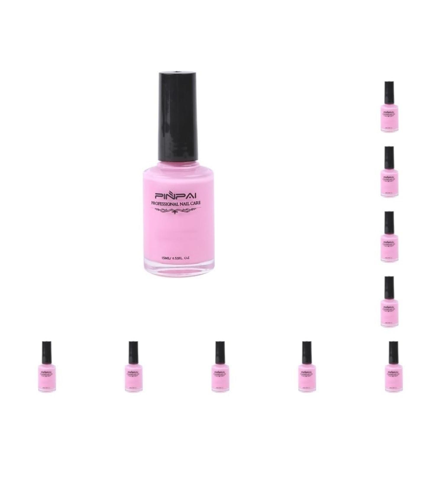 10 set of Nail Polish Glue Peel Off Liquid Nail Art Tape Latex Tape Finger Skin Protected Liquid Nail Care Tool Pink 15ml 10 set of (Pink 15ml) - Buy Online on SooperMarket.com