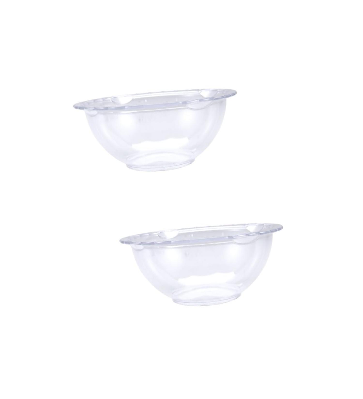 Didiseaon 2 Pcs Lace Washbasin Bathroom Face Basin Cleaning Basin for Home Washing Basin for Face Home Face Basin Vegetable Wash Bowl Baby Wash Bowl Washing Dishes Tub Pp Portable Wash Basin 23x23cmx2pcs Transparentx2pcs - Buy Online on SooperMarket.com