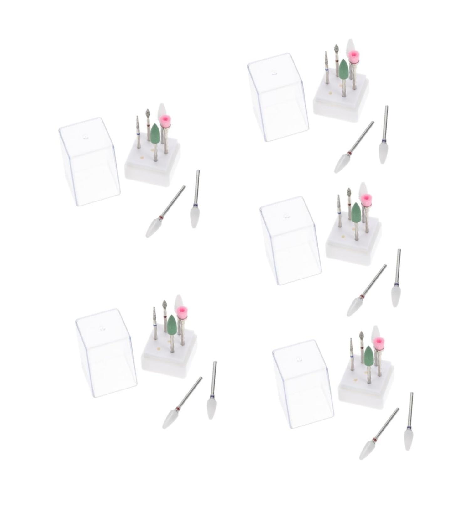 minkissy 5 Sets Nail Clipper Grinding Head Nails Drill Bits Ceramic Nail Bits Drill Bit for Nails Nail Art Drill Kit Brocas para Nail Drill Ceramic Tools Nail Kit Manicure Supplies Diamond - Buy Online on SooperMarket.com