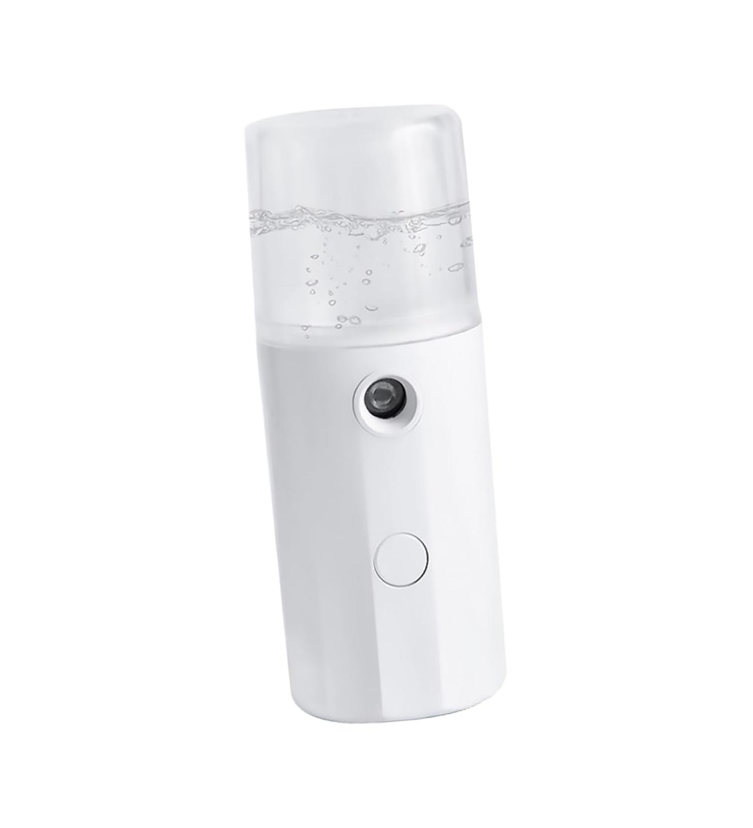 PLAFOPE 1pc Hydrating Instrument Cool Facial Mister Face Steamer Mini Mister Electric Mist Sprayer White Abs - Buy Online on SooperMarket.com