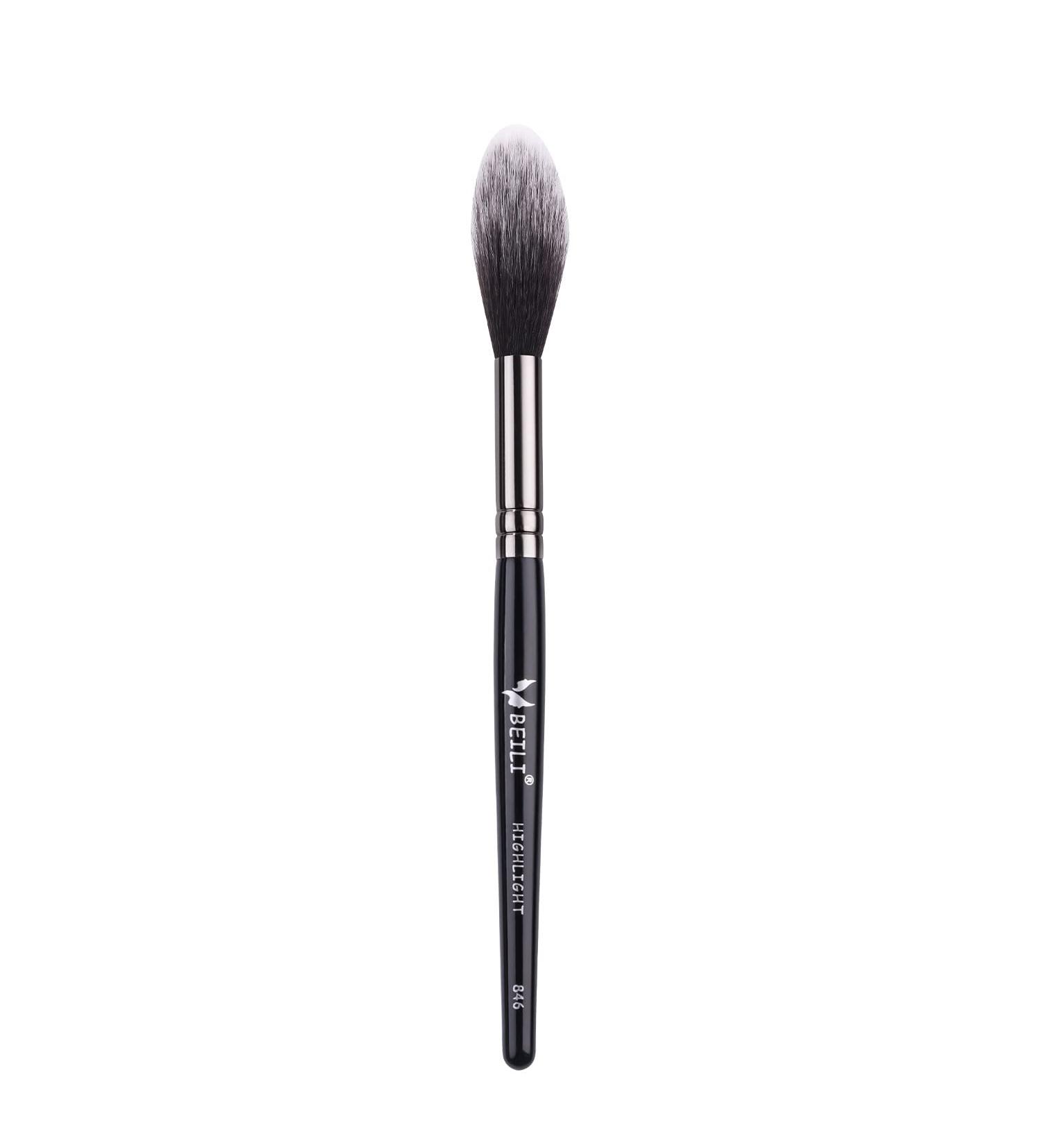 BEILI Tapered Highlighter Brush - Vegan Makeup Tool for Cheekbones Contouring and Blending | Ideal for Cream Powder and Mineral Cosmetics | International Shipping Available - Buy Online on SooperMarket.com