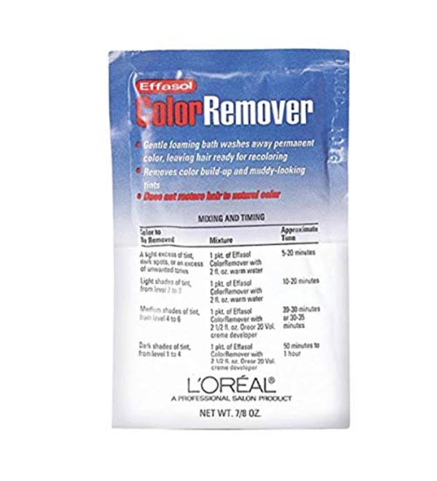 L'Oreal Paris Effasol Color Remover oz22.11g Quantity Application by, 0.86 Ounce