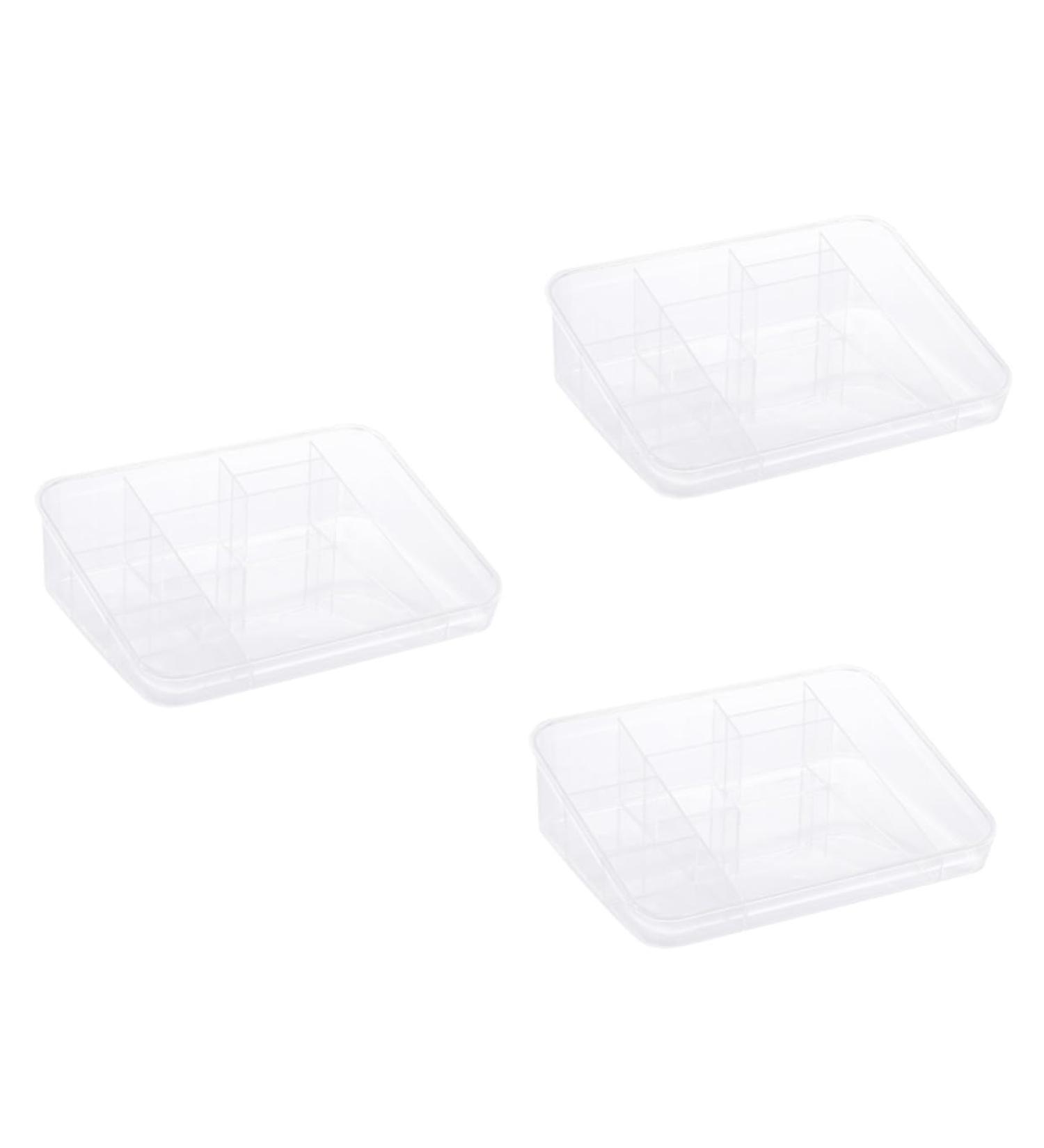 3pcs Box for Blusher Display Transparent Pressed Eye Desktop Lipsticks Storage Cosmetics Organizer As Shownx3pcs mediumx3pcs - Buy Online on SooperMarket.com