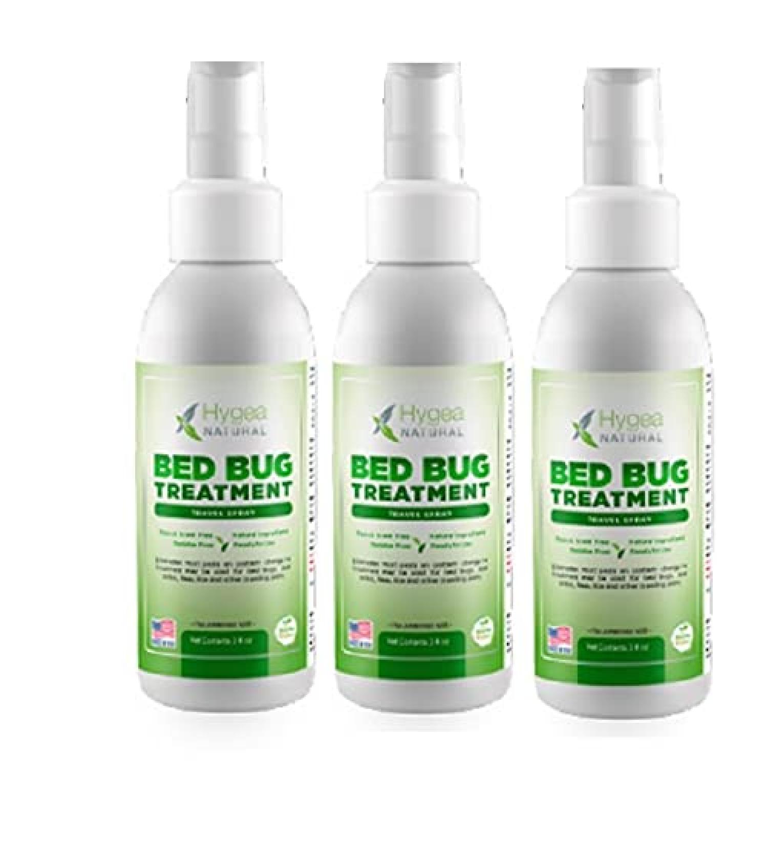 Hygea Natural Travel Exterminator Spray 3 oz - Non Toxic Bugs & Lice Eradicator - 3 Piece Set - Buy Online on SooperMarket.com